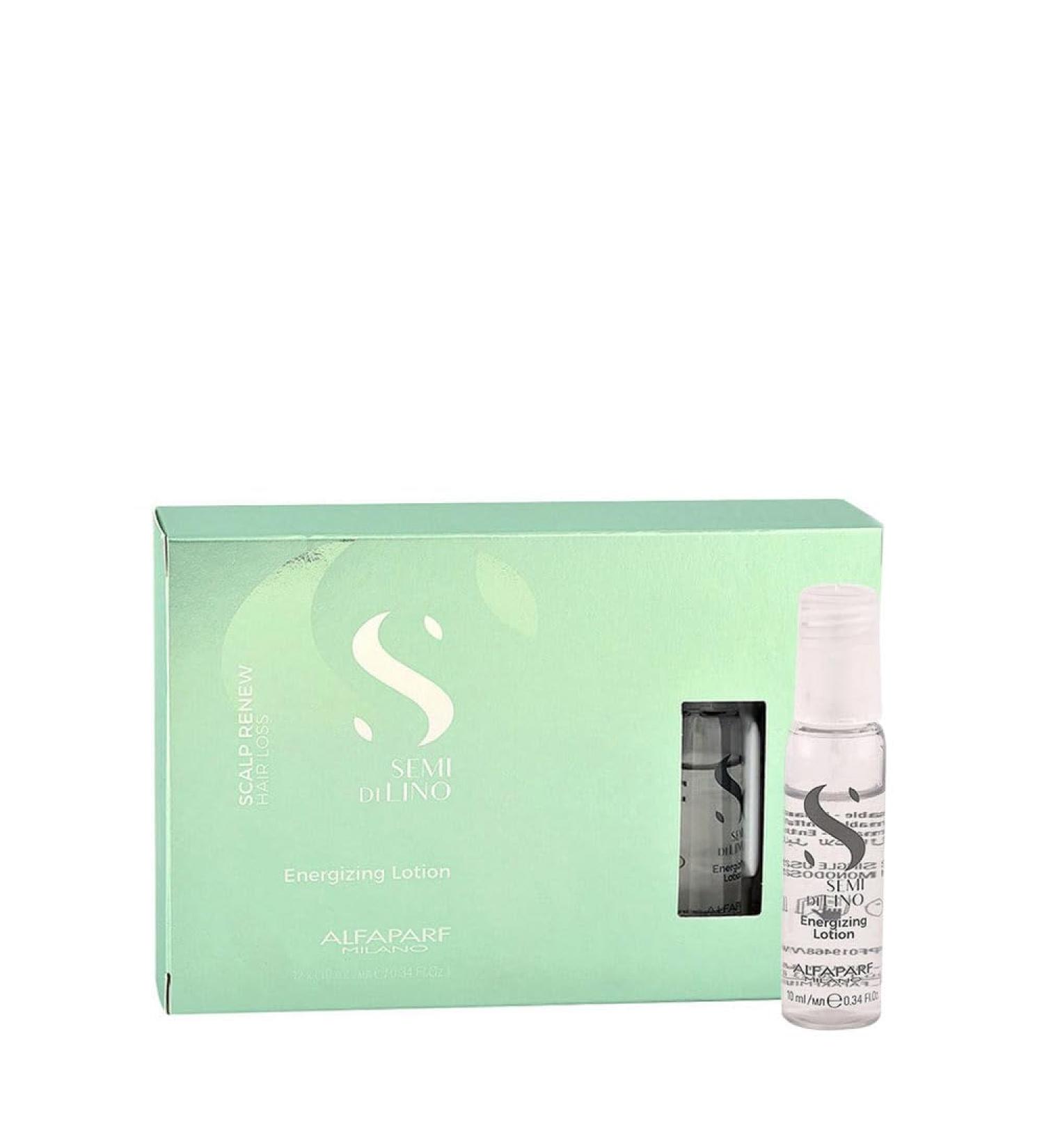 AlfaParf Milano Semi Di Lino Scalp Renew Energizing Lotion 12x10ml