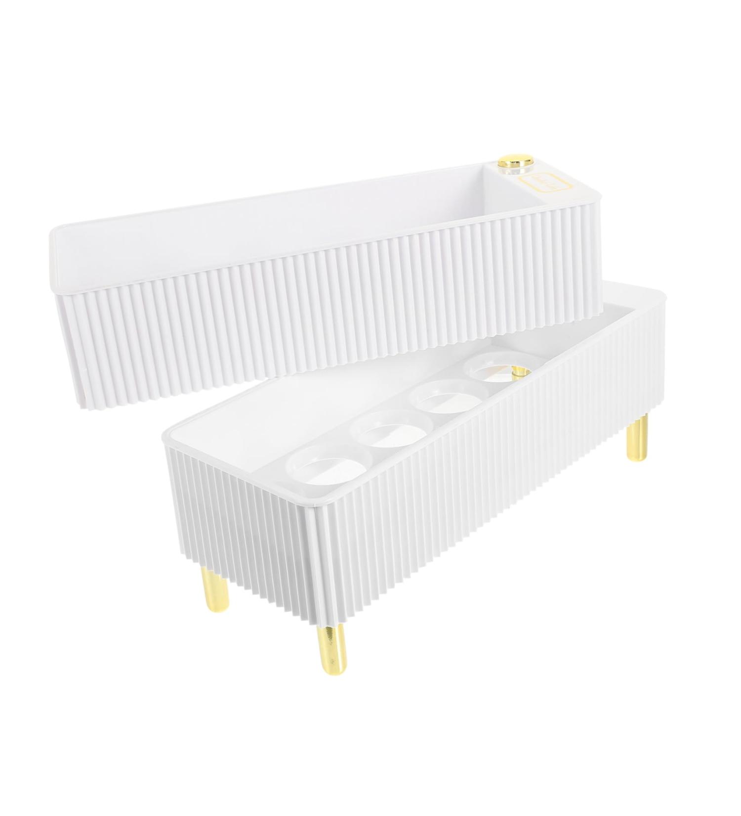BUGUUYO Box Plastic Drawer Egg Container for Refrigerator Household Egg Container Carton High re-usable White 26.5X16X10CM - Buy Online on GoSupps.com