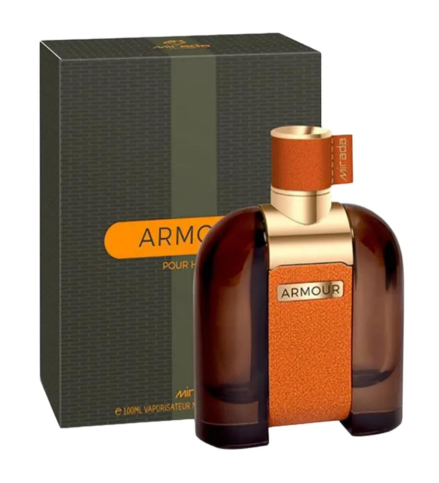 MIRADA Armour Men's Eau de Parfum (EDP) 3.4 FL. Oz (100ml) Men s Perfume with Notes of Cardamom Leather Jasmine Patchouli Amber Moss - Buy Online on GoSupps.com