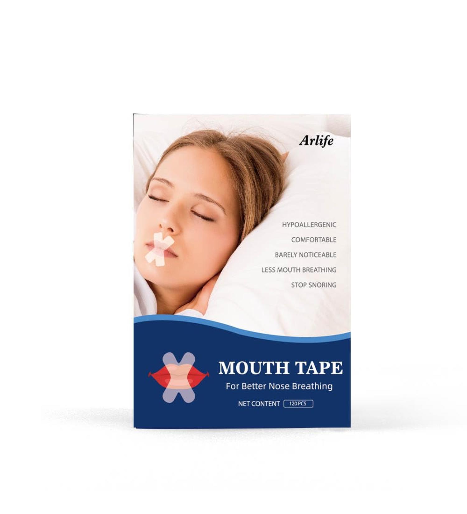 Sleep Tape for Mouth - Stop Snoring with Sleeping Tape for Women & Men (120 PCS) - Buy Online on GoSupps.com