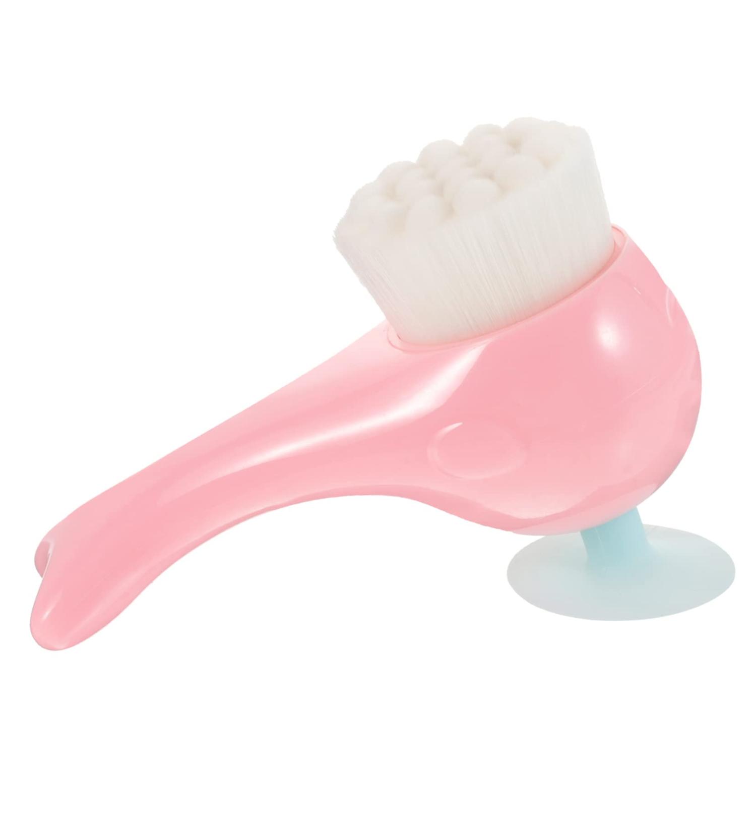 Double-Sided Facial Cleansing Brush & Exfoliator - Perfect for Deep Face Cleaning | 12x8cm - Buy Online on GoSupps.com