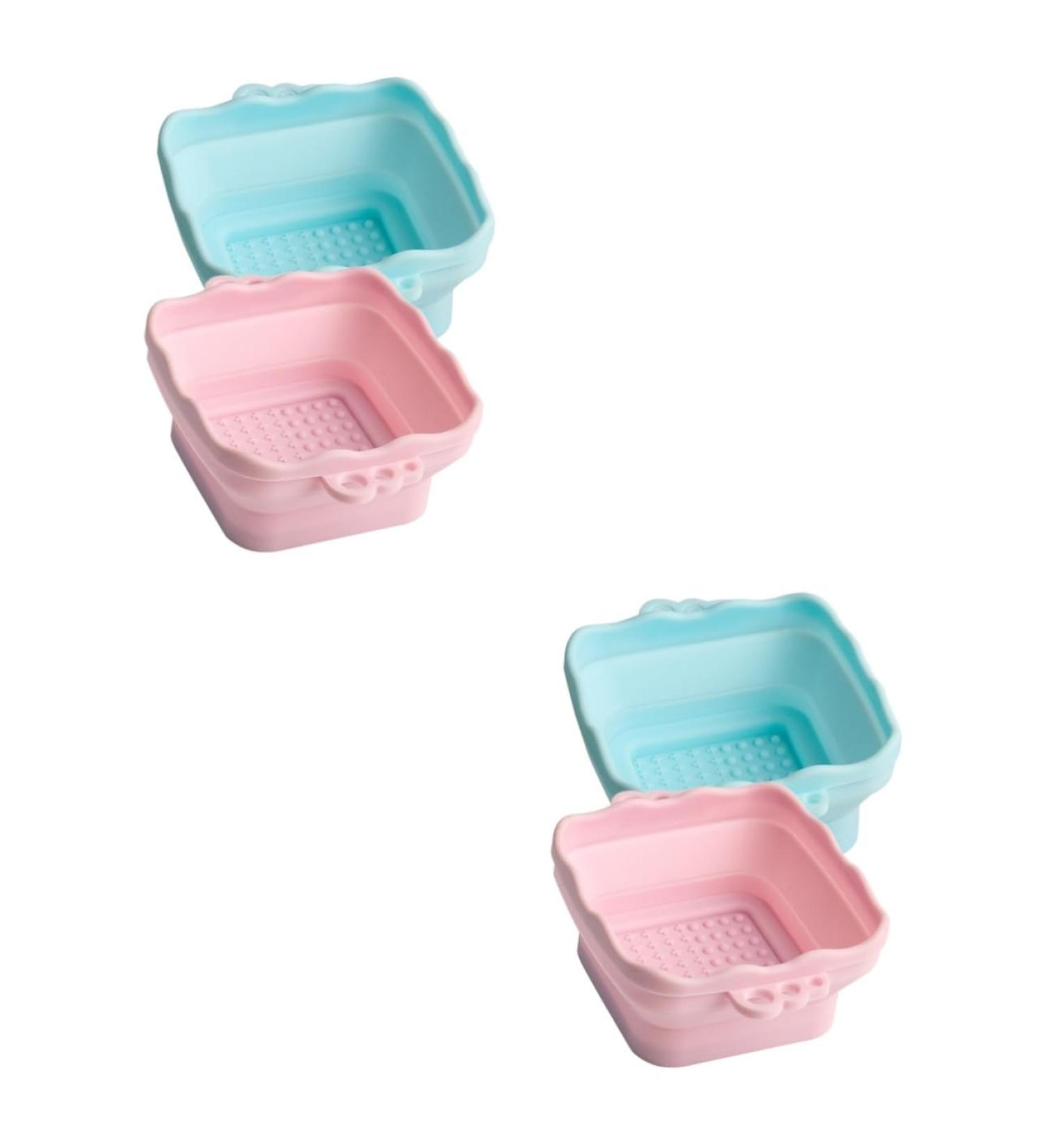 Buy FRCOLOR 4 Pcs Silicone Makeup Brush Cleaner Set - Portable Drying Rack & Sponge Cleaner - Best Tools for Flawless Makeup - Buy Online on GoSupps.com