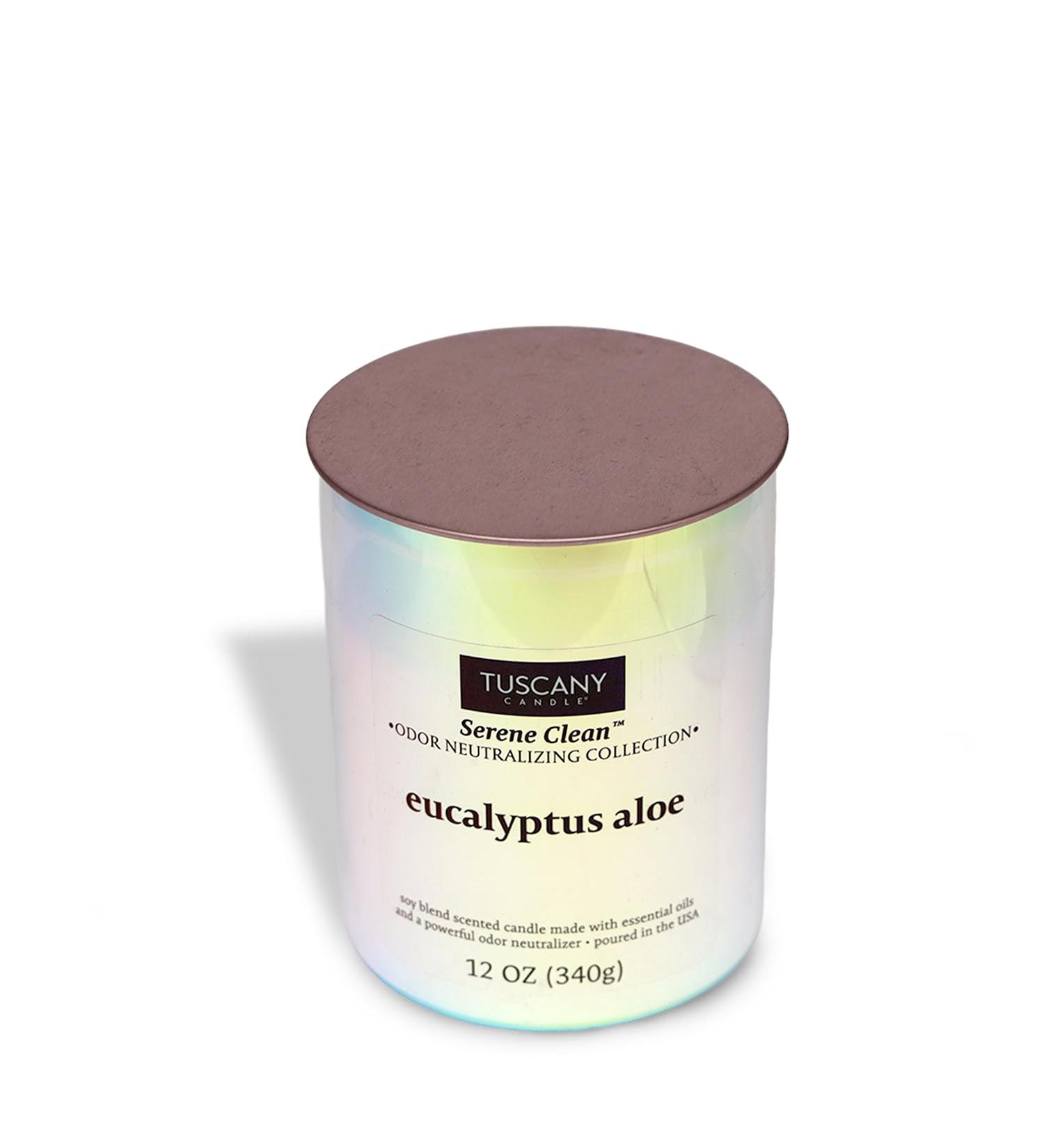 Tuscany Candle Eucalyptus Aloe Scented Jar Candle - 12 oz | Premium Aromatherapy & Home Fragrance | Shop Internationally - Buy Online on GoSupps.com