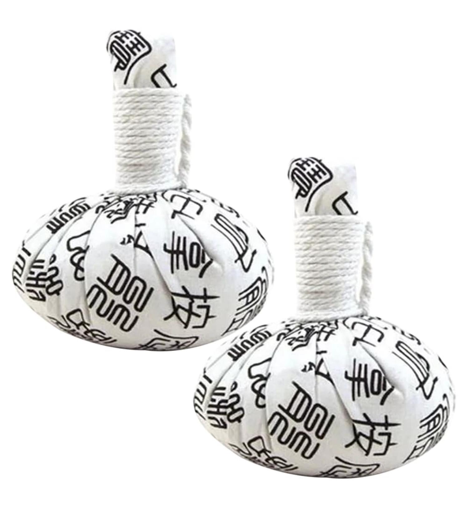 Beavorty Thai Massage Balls - 2 Pack Herbal Compress for Relaxation & Hot Therapy - Spa Quality Aroma Health Bags - Buy Online on GoSupps.com