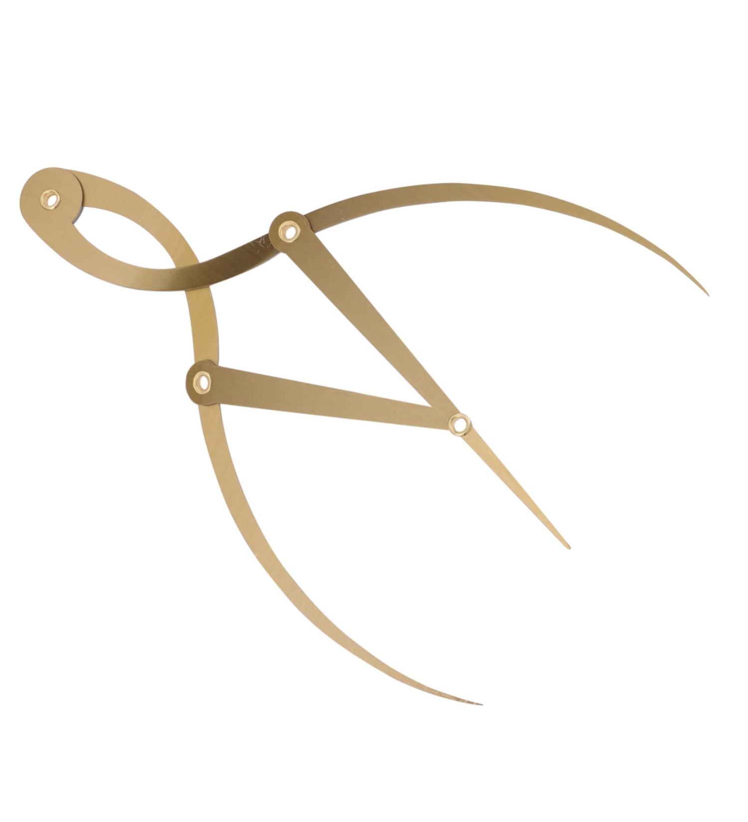 Beavorty Brow Mapping Ruler 1pc Microblading Makeup Positioning Ruler Tattooing Eyebrow Tool Mapping Measuring 1 count (Pack of 1) Golden - Buy Online on GoSupps.com