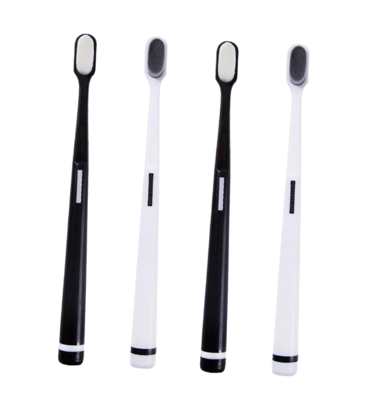 Minkissy 4-Pack Travel Hair Toothbrush Foam Pump Bags | Soft Bristle Skull Clean Brush for Tooth Lovers - Buy Online on GoSupps.com