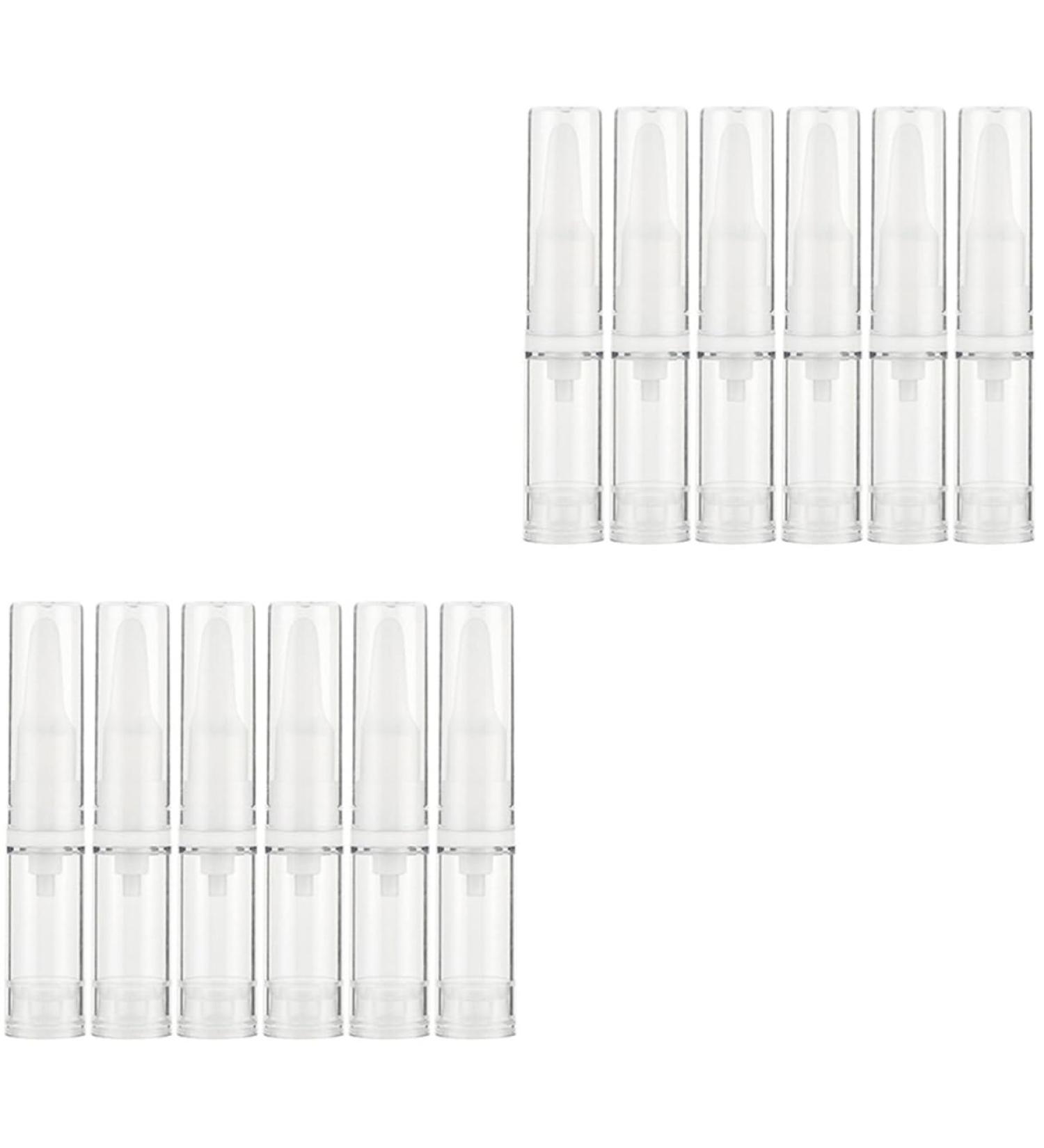12 Pcs Liquid Foundation Bottle Sunscreen With Cover Travel 12x1.9cmx2pcs Transparentx2pcs - Buy Online on GoSupps.com