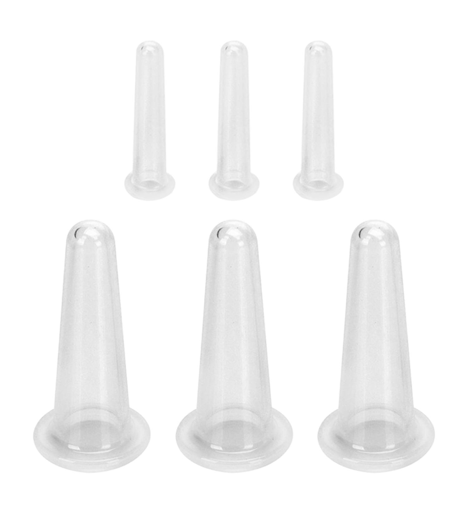 KITCHENKARATLY 6pcs Facial Cupping Set: Silicone Face Cupping - Skin Tightening Massage For Wrinkles Cellulite And Skin Care - For Face Neck And Eye Area - Buy Online on GoSupps.com