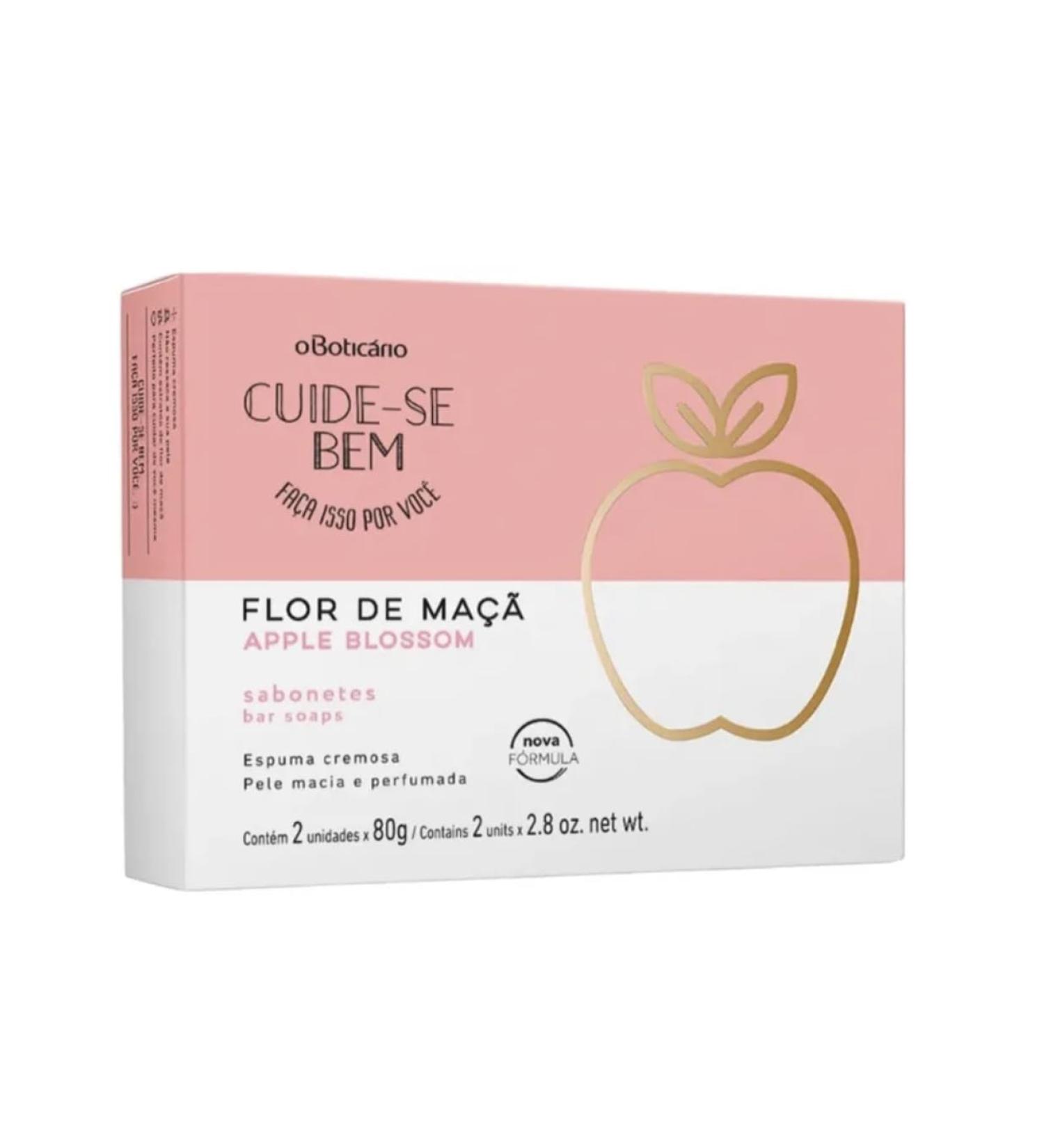 O Botic rio Flor de Ma Duo Bar Soap 2 units of 80 g each