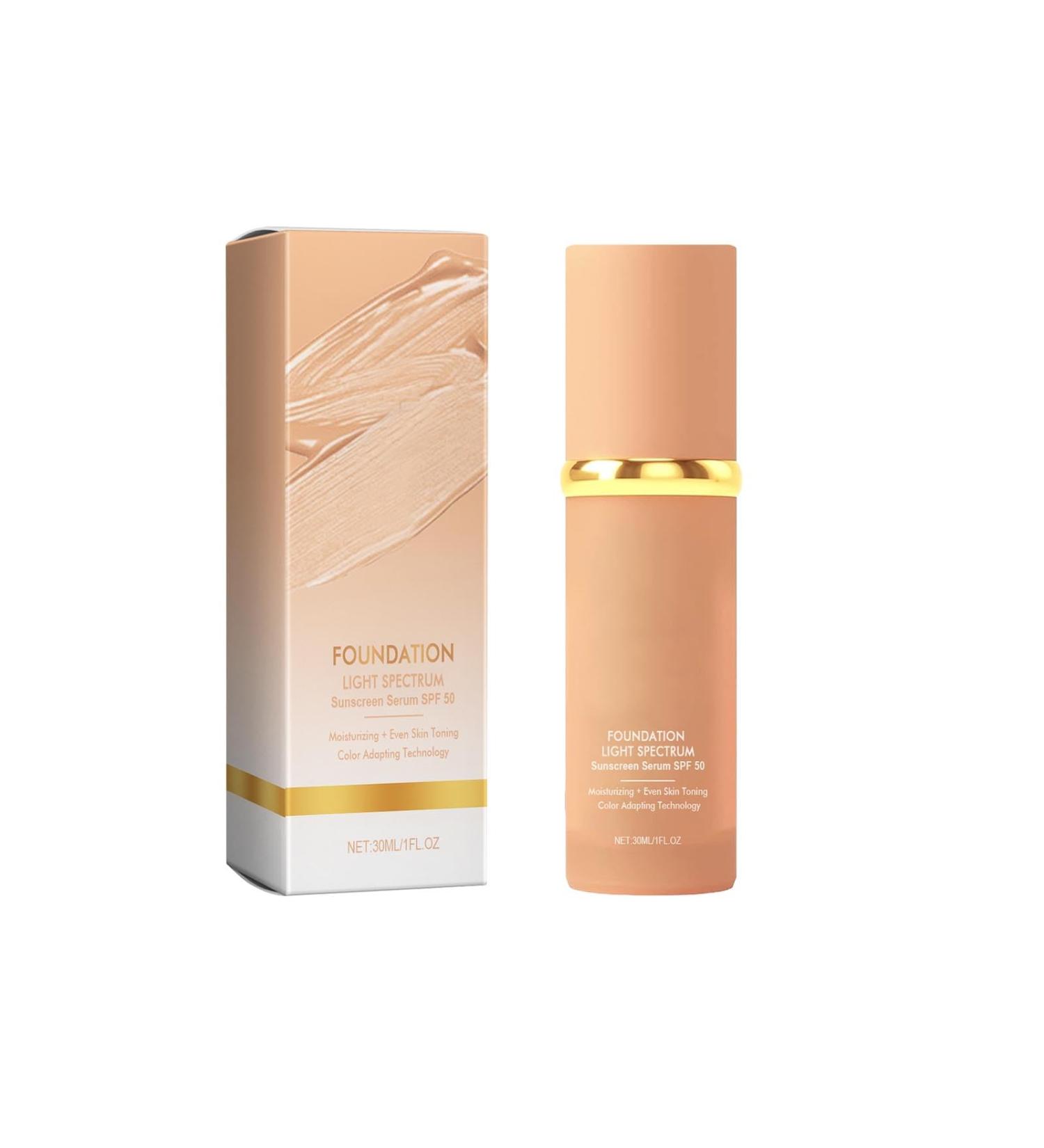 Enjoyaitlife Foundation 4 in 1 - Light Spectrum Light Spectrum Makeup- 4 in 1 Foundation Liquid 4-in-1 Versatile Foundation (1pcs Large) 1pcs 15 g (Pack of 2) - Buy Online on GoSupps.com