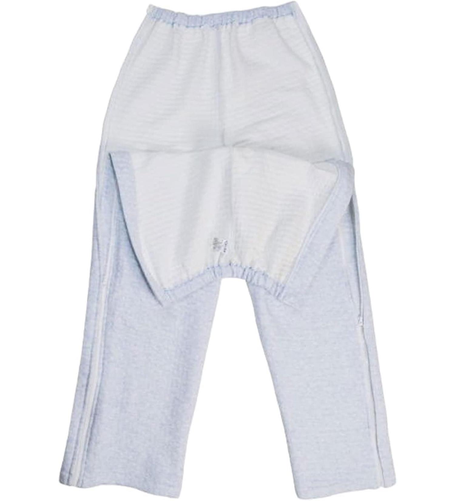 Buy Daily Wear Patient Care Pants - Easy On/Off Warm Loose Fit for Postoperative Comfort - Medium Light Blue - Buy Online on GoSupps.com