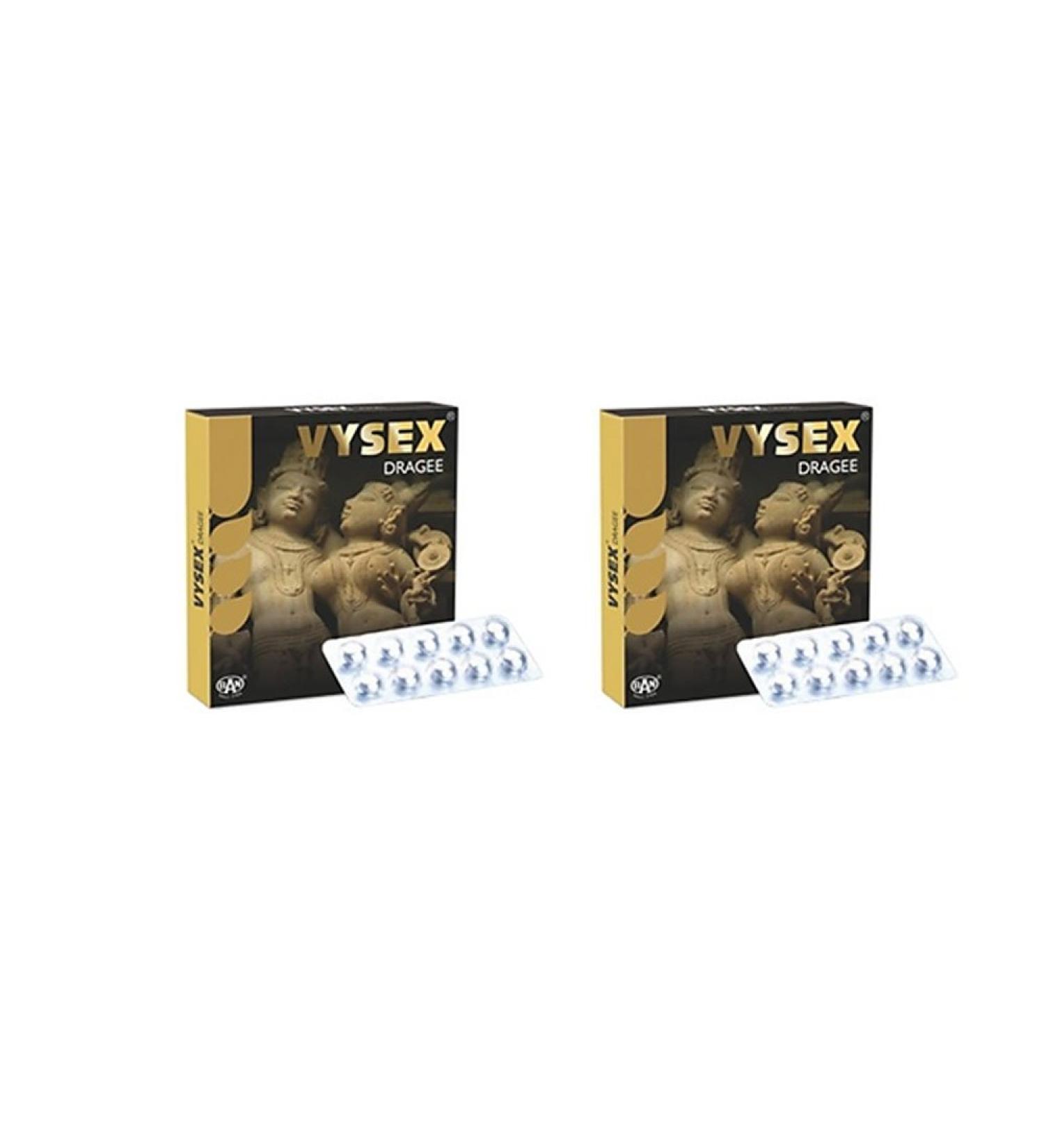 Ban Labs Vysex Dragee - Tonic for General Debility - 100 Dragees Pack of 2