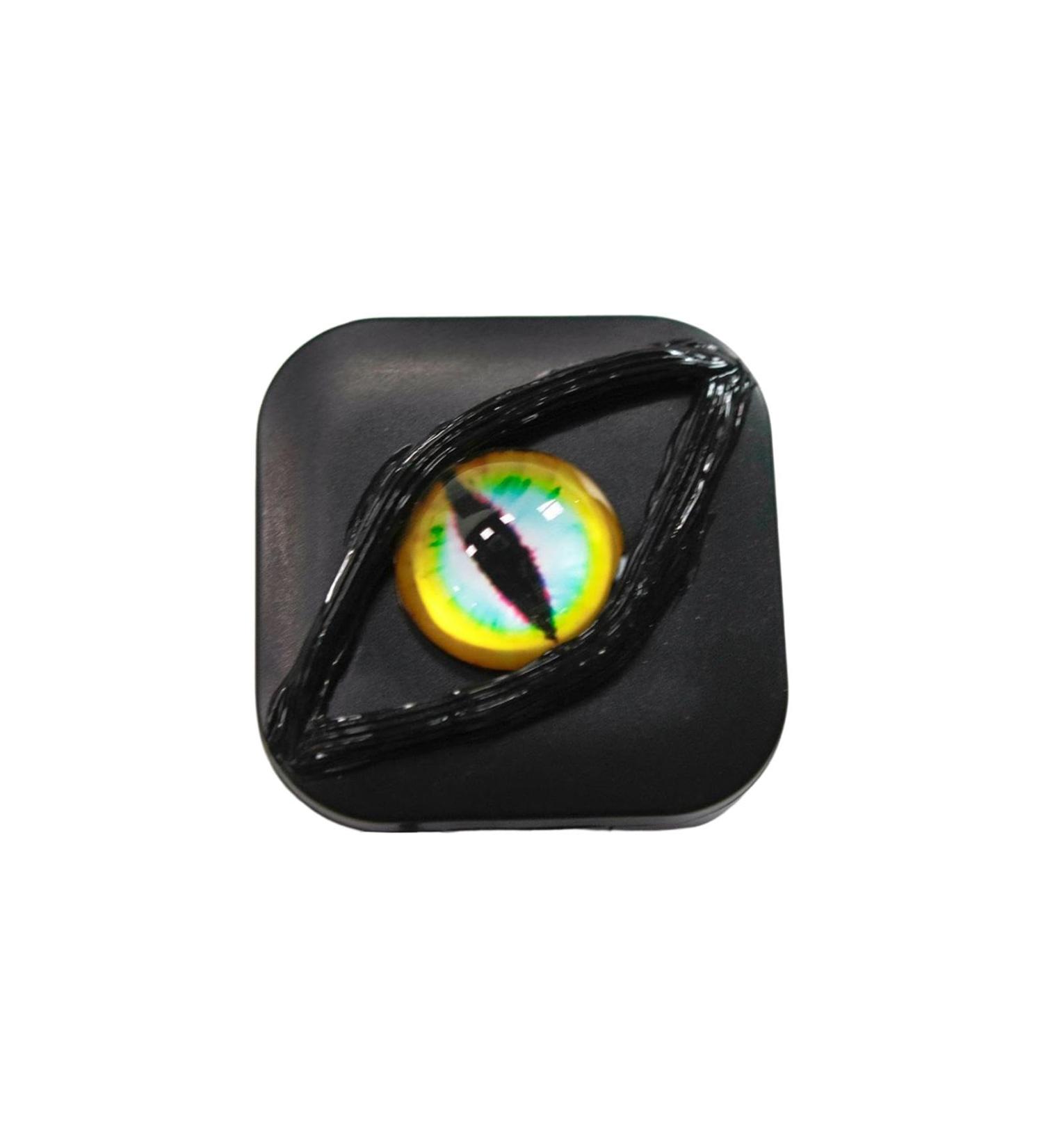 Predolo Yellow Contact Lens Storage Container | Travel Mini Box for Everyday Use & Office | Durable Contact Lenses Organizer - Buy Online on GoSupps.com