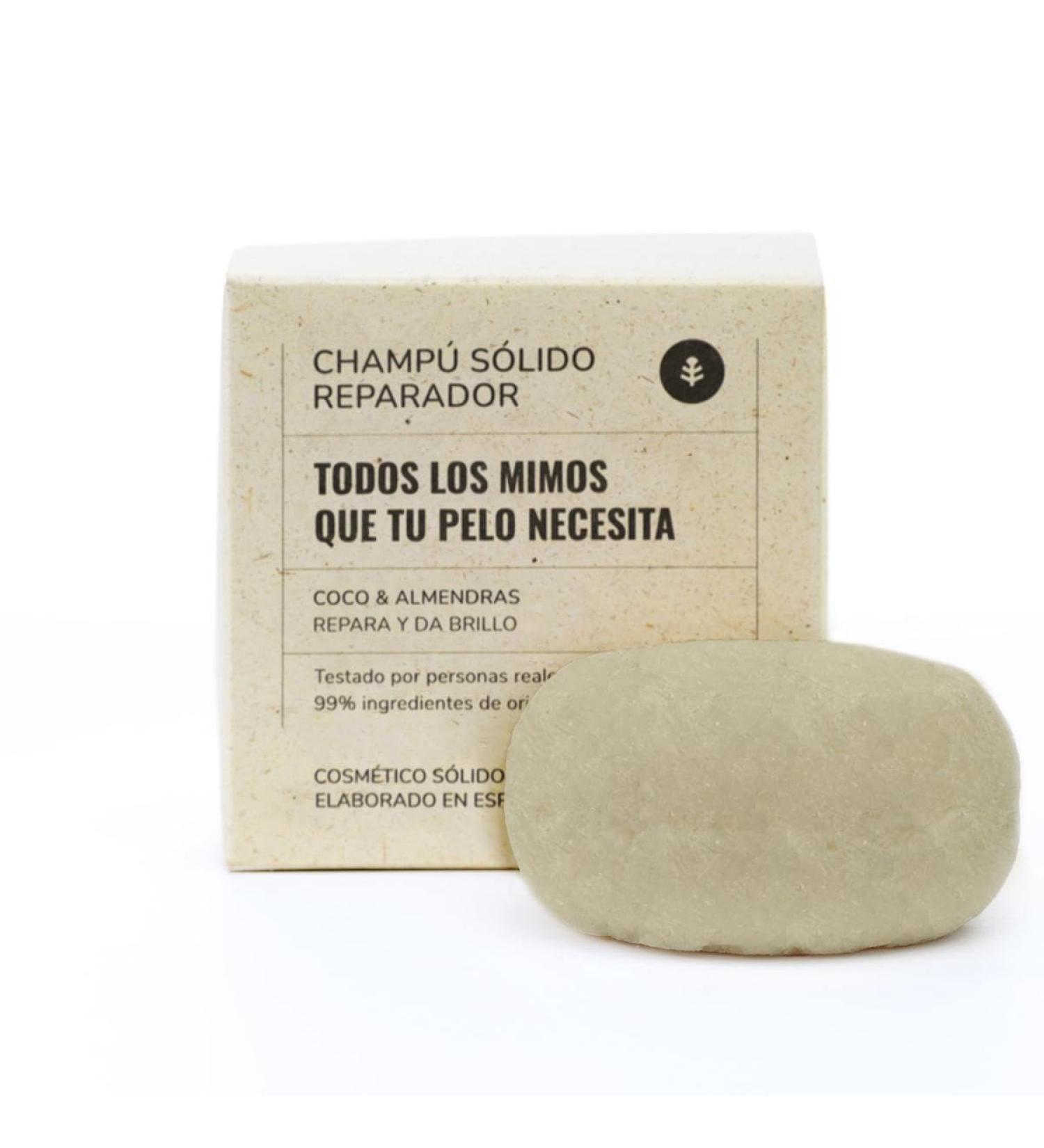  Planeta Huerto Planeta vegetable garden coconut and almond repair solid shampoo 85g - Buy Online on GoSupps.com