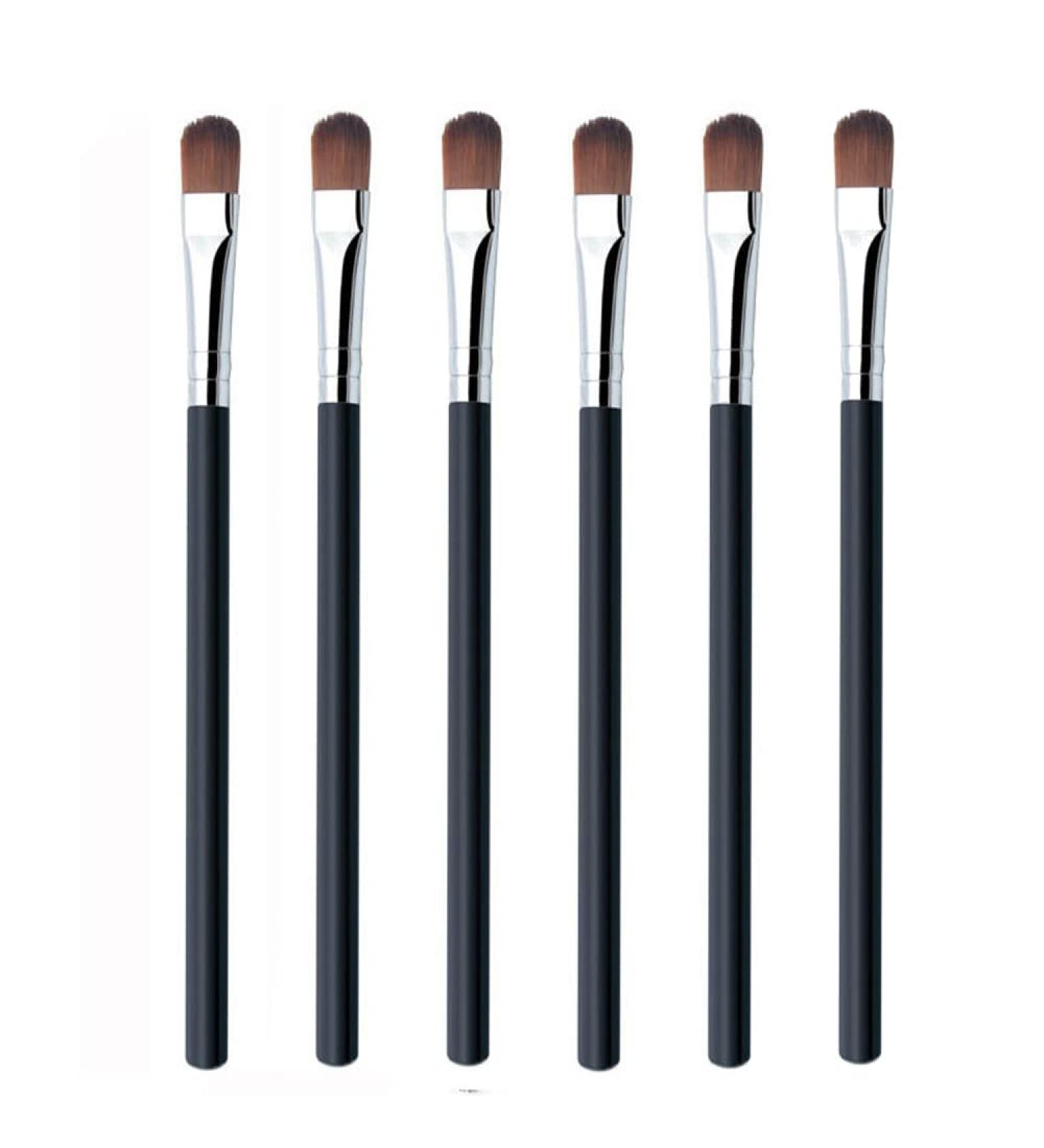 Wanfengxue Eyeshadow Brush Set - 6 Premium Makeup Brushes for Blending Defining & Shading - Long Handle Plastic Eyeshadow Applicators for Flawless Eye Makeup - Buy Online on GoSupps.com