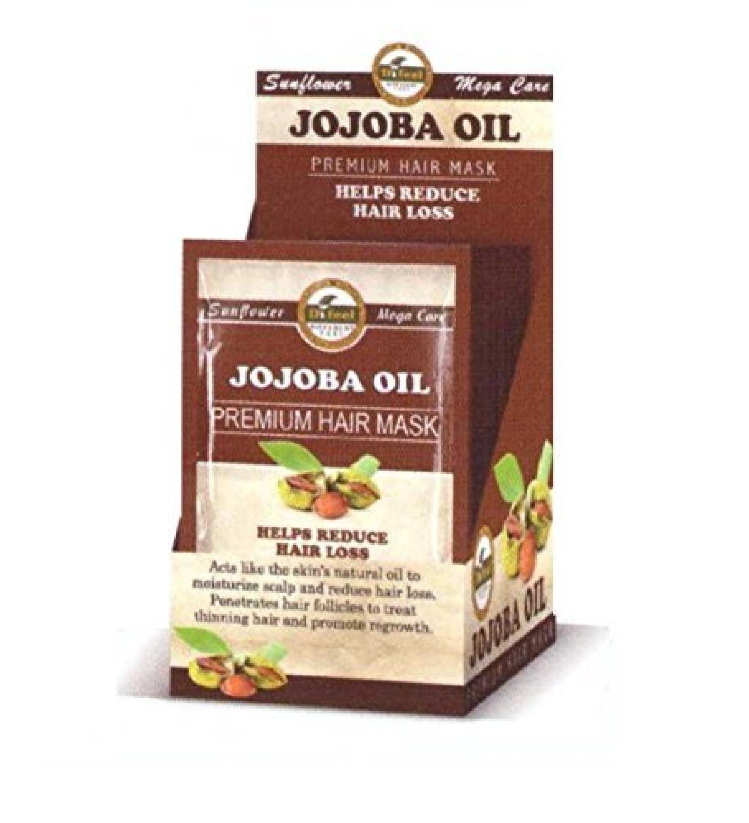 Difeel Premium Deep Conditioning Hair Mask - Jojoba Oil 1.75 ounce (3-Pack)