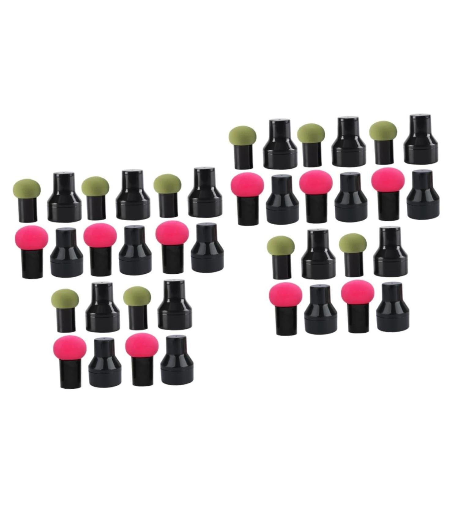 FRCOLOR Simple Puff 20 Sets Mushroom Head Puff Makeup Puffs with Handles Cosmetics Puffs Highlighter Makeup Sponge Safe Puff Powder Puff Beauty Egg Makeup Pad Hydrophilic Polyurethane - Buy Online on GoSupps.com