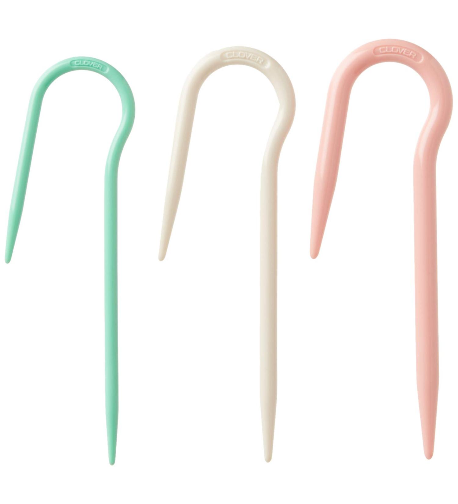 6.5 Clover U-Cable Stitch Holders - Convenient 2.1 Length x 0.5 Width - Essential Knitting Tool - Buy Online on GoSupps.com