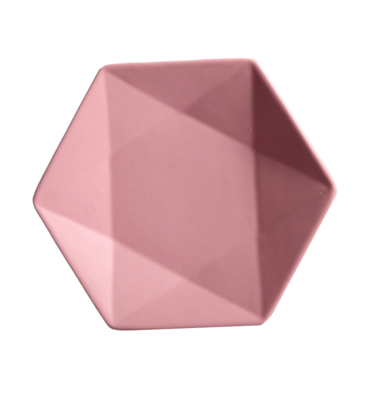 Zerodeko Porcelain Dish Round Serving Dish Service Plate Ceramic Steak Dish Lunch Bucks Ceramic Steak Plate Appetizer Plate Serving Platters Kitchen Appliance Plates Dessert Platters medium Pink - Buy Online on GoSupps.com