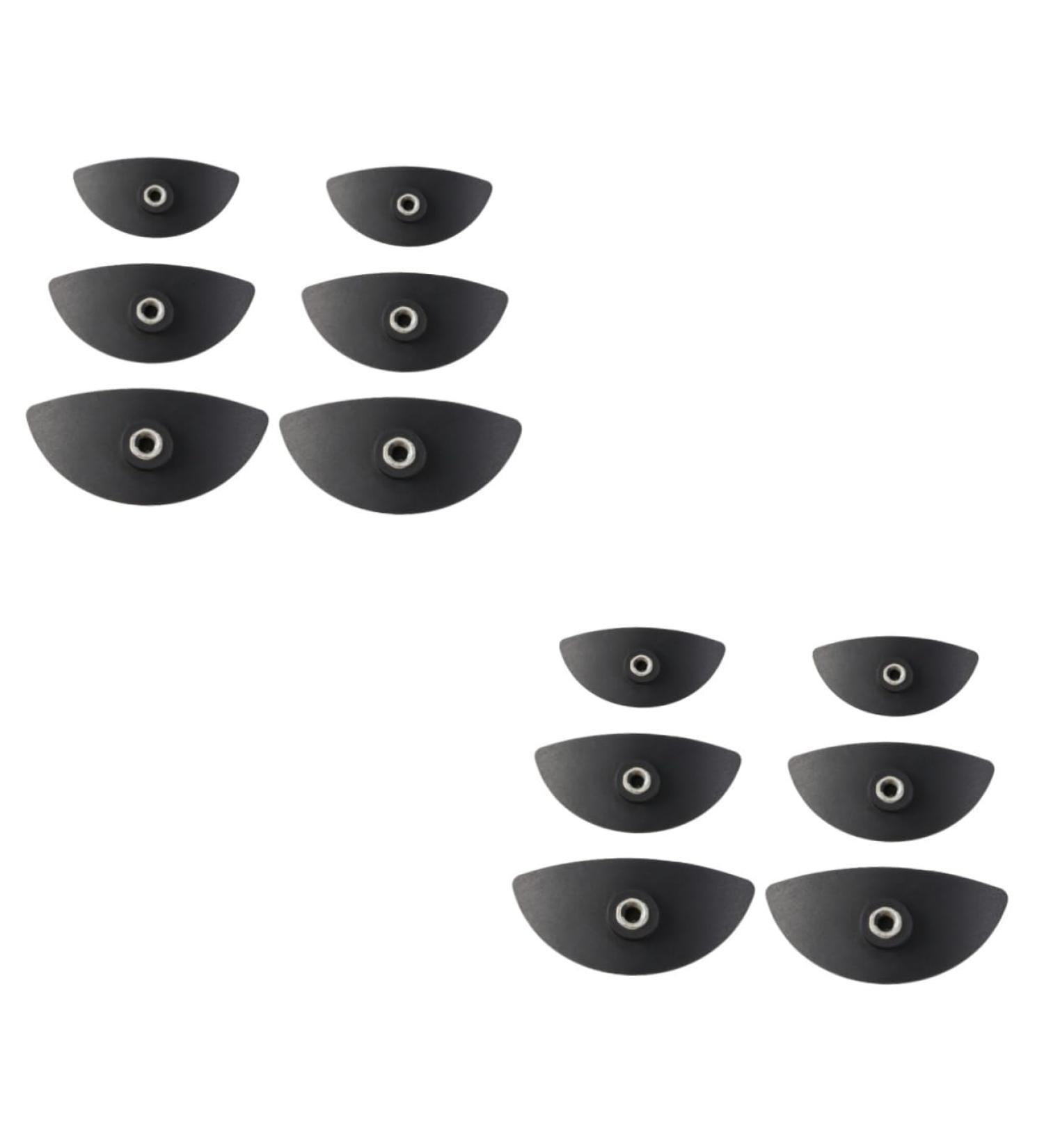 FRCOLOR 12 pcs Seal Shadow Crease Silicon Draw Practical Stamp Lazy Makeup Tool Black Eyes - Buy Online on GoSupps.com