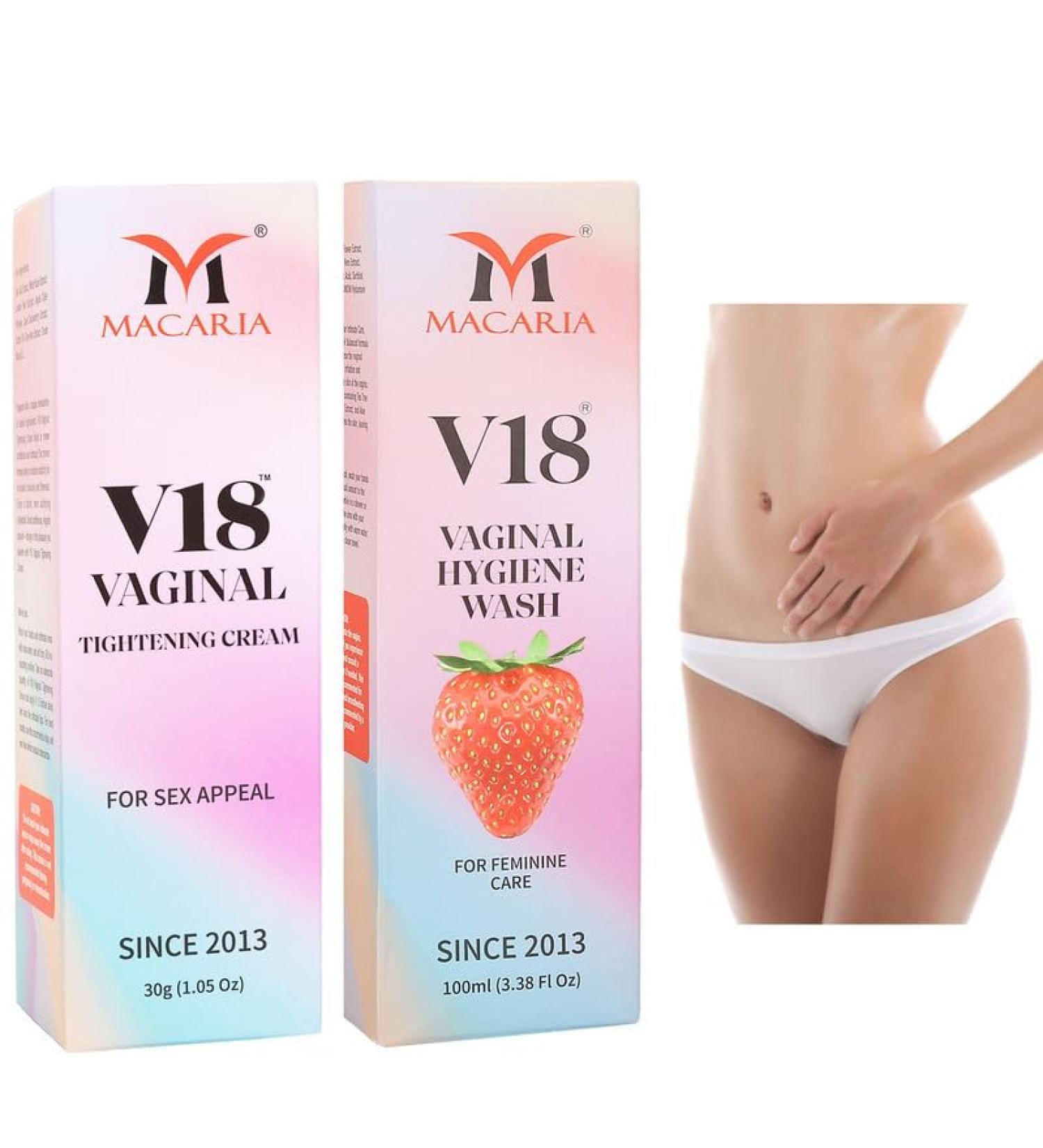 Buy MACARIA V18 Virgin Vaginal Tightening Gel & Wash - Enhance Intimacy for Married Women | International Shipping - Buy Online on GoSupps.com