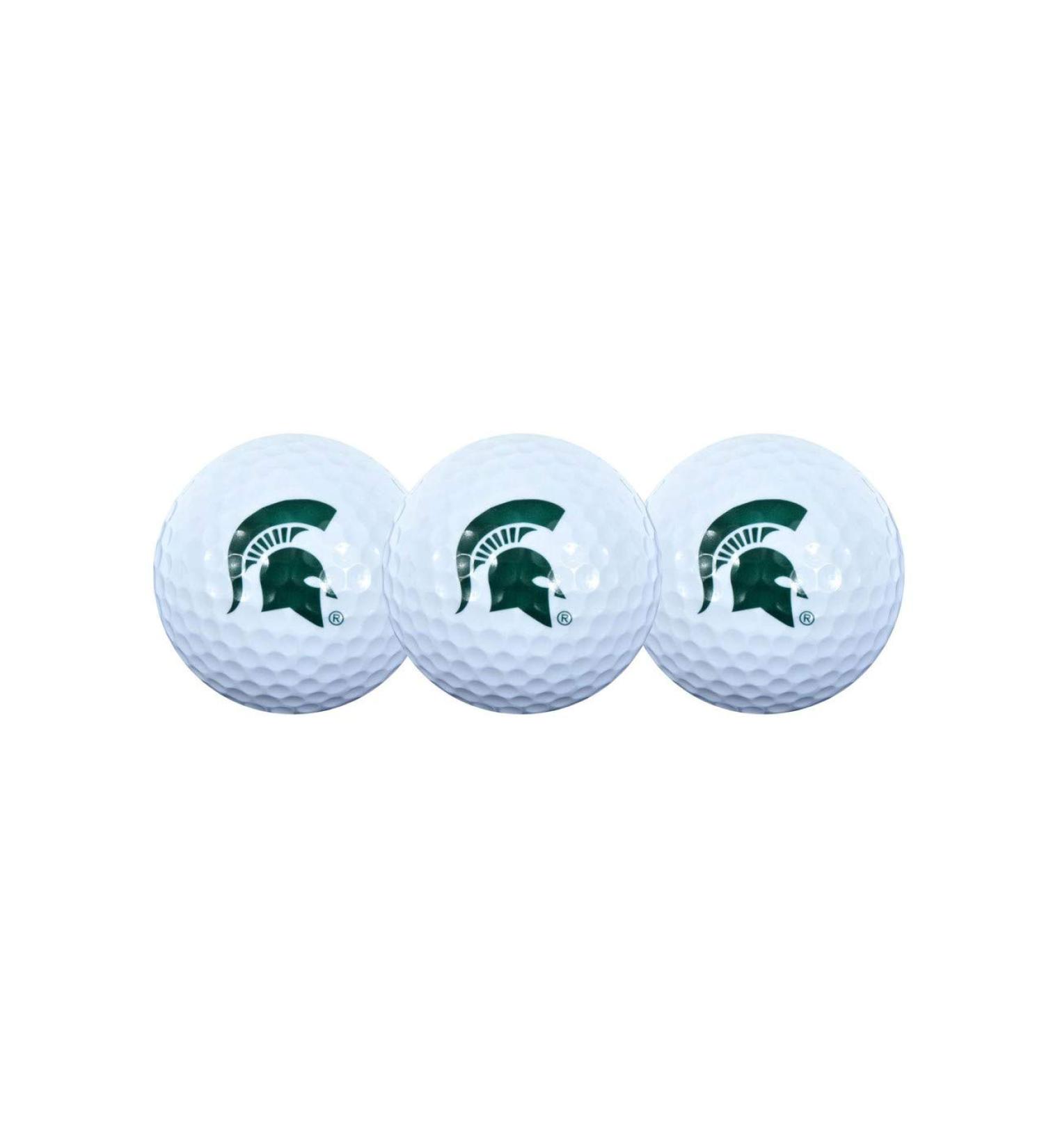 Team Effort Michigan State Spartans Golf Ball 3 Pack