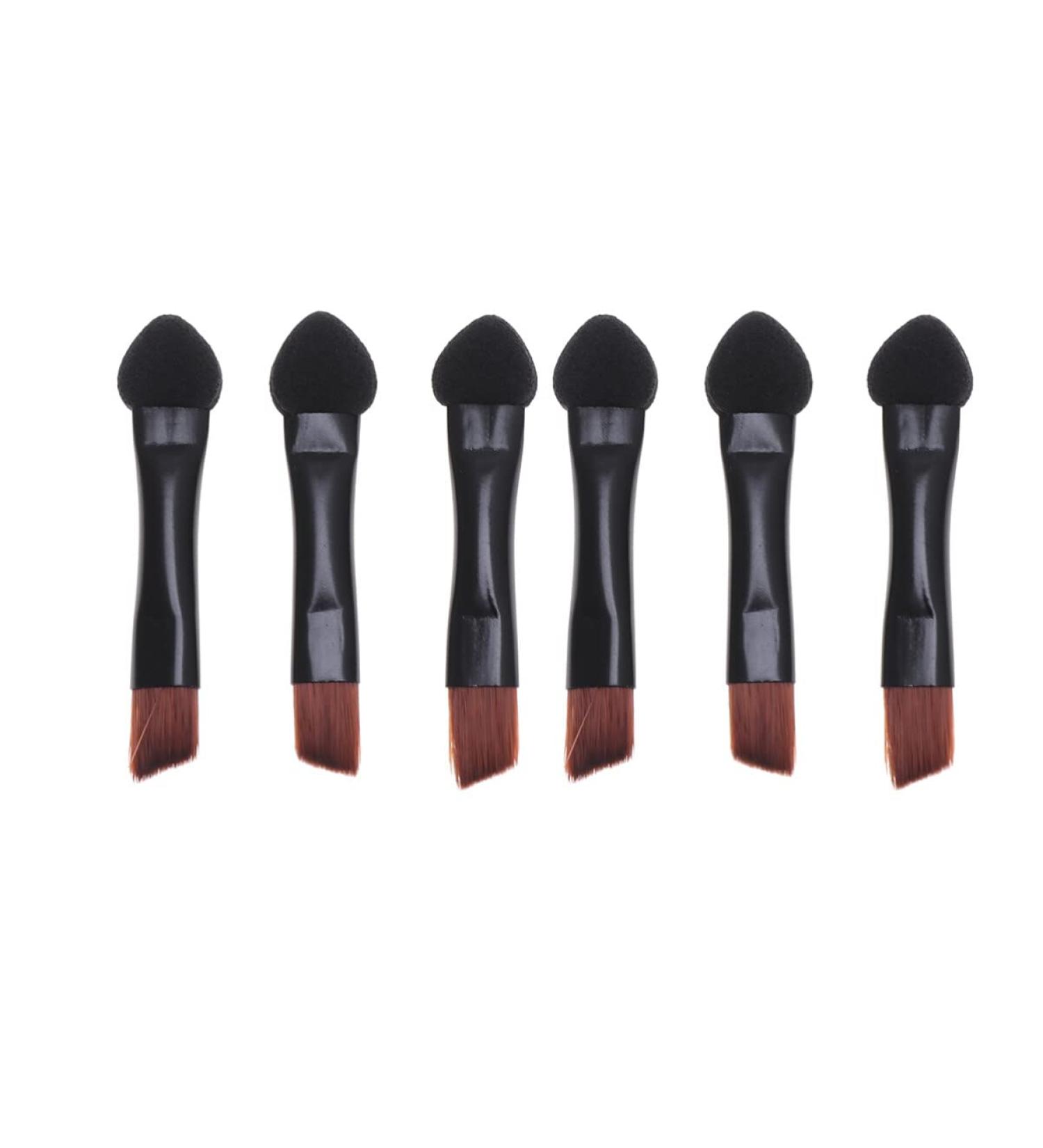 Minkissy 20pcs Eyeshadow Brush Set - Mini Eyelid & Sponge Applicators for Flawless Makeup Application - Buy Online on GoSupps.com