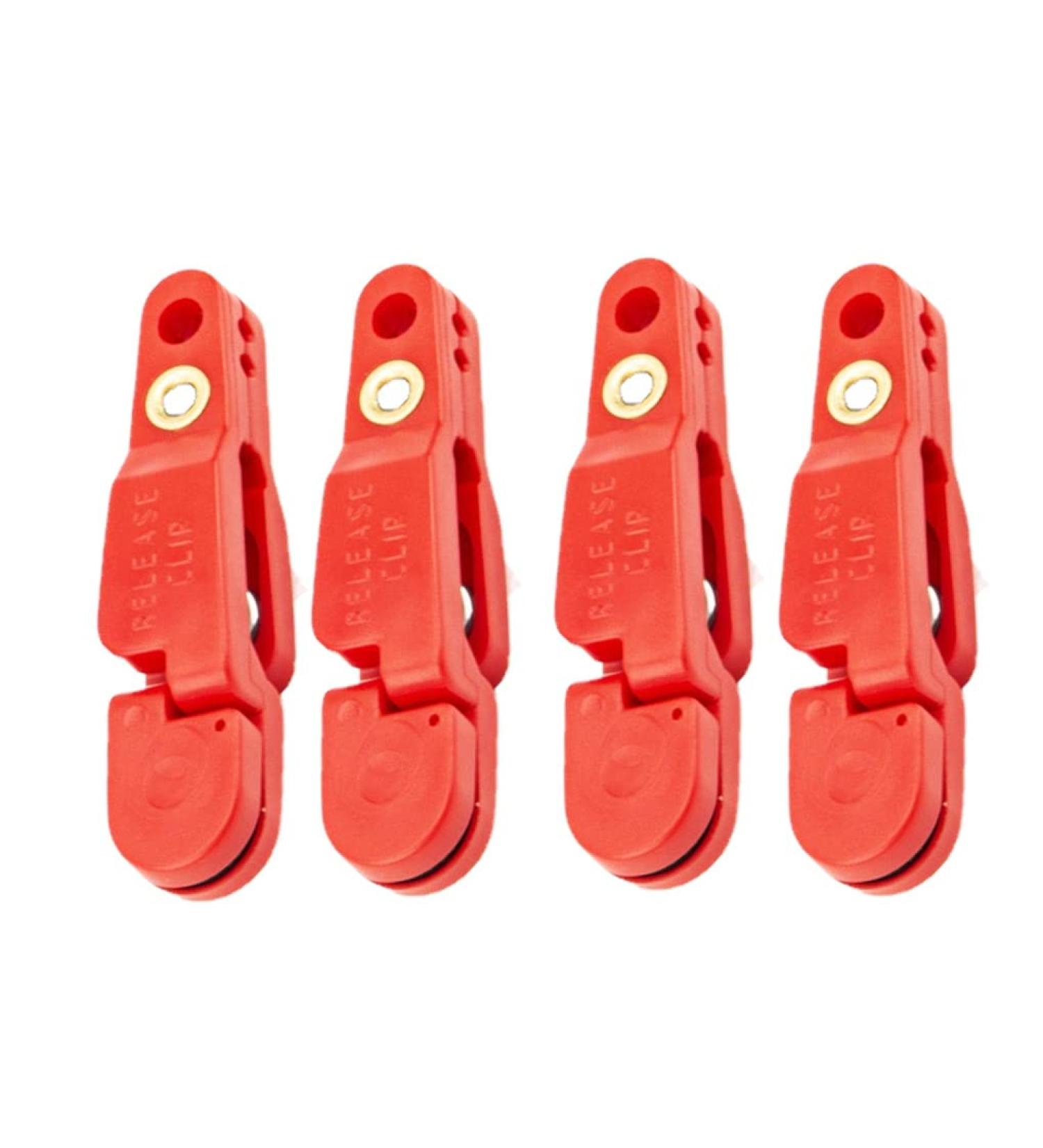 VOANZO 4PCS Heavy Tension Snap Release Clips for Kites & Fishing - High-Quality Trolling Accessories (Red) - International Shipping Available - Buy Online on GoSupps.com