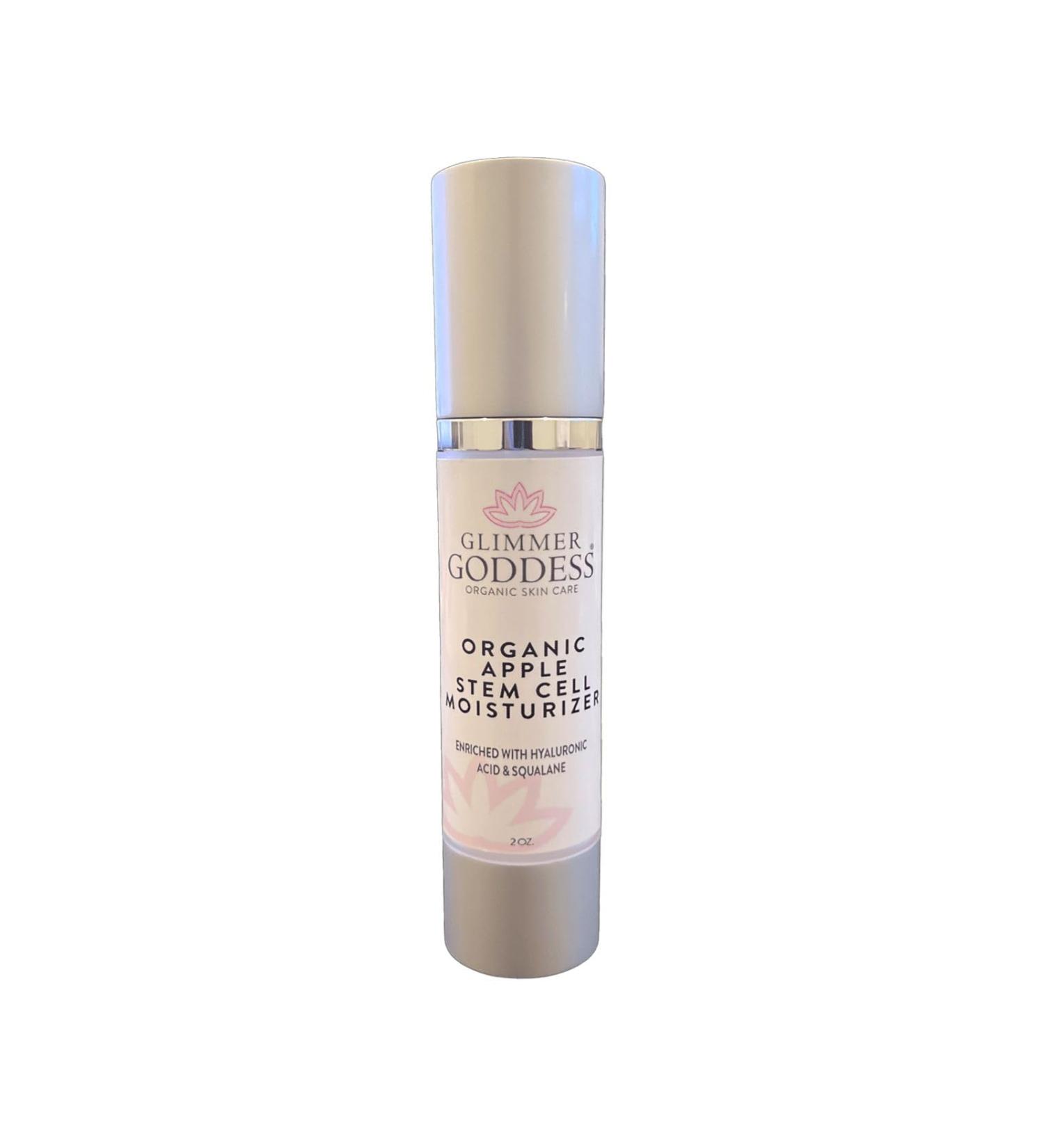 Glimmer Goddess Organic Apple Stem Cell Anti-Aging Moisturizer Hydrating Facial Moisturizer with Lingonberry Orchid and Orange Stem Cells 2 oz - Buy Online on GoSupps.com