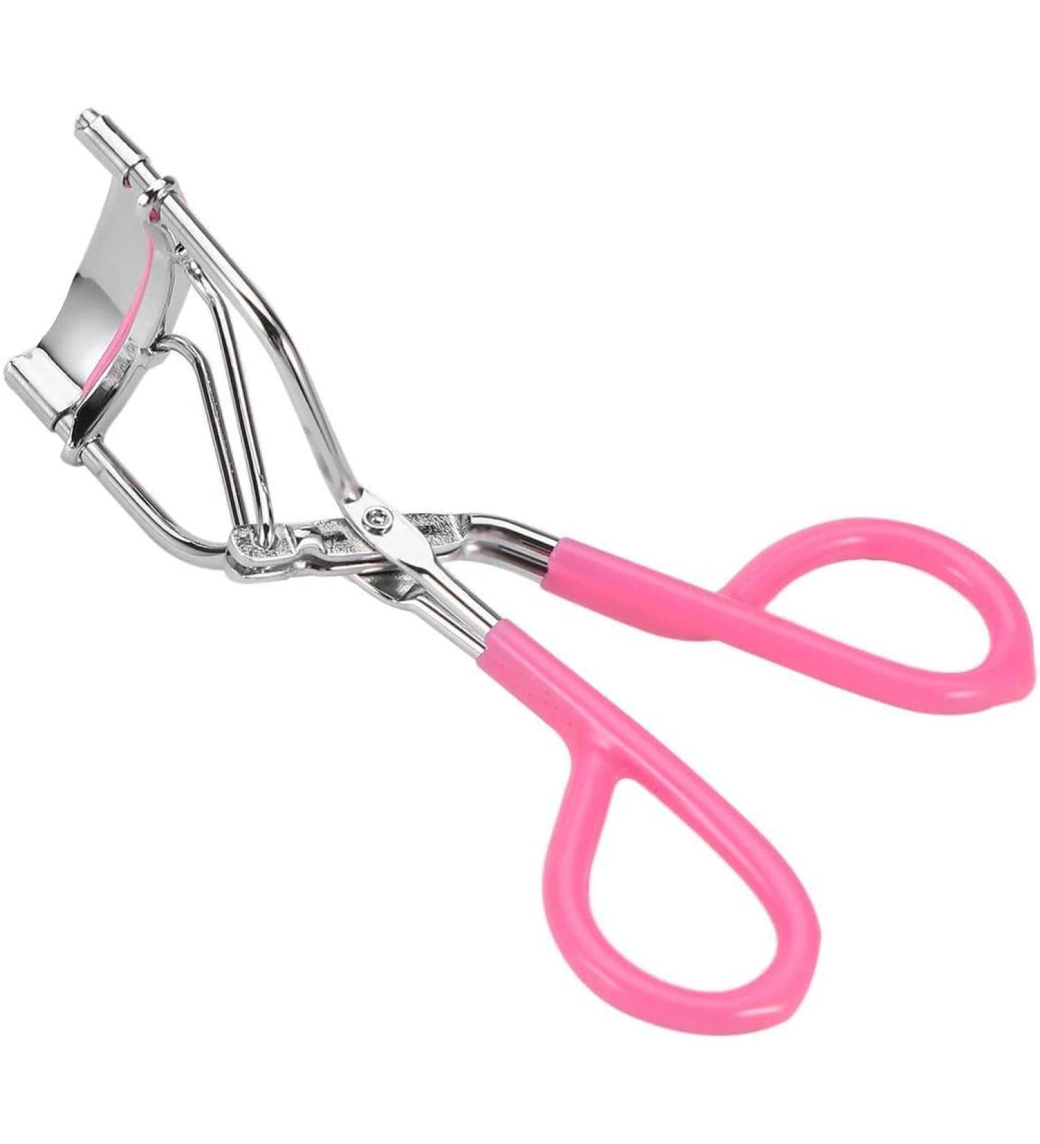 UKD Girls Women Metal and Silicone Cushion Ring High Level Eyelash Curling Curler Beauty Eyelash Curlers for Lady - Buy Online on GoSupps.com