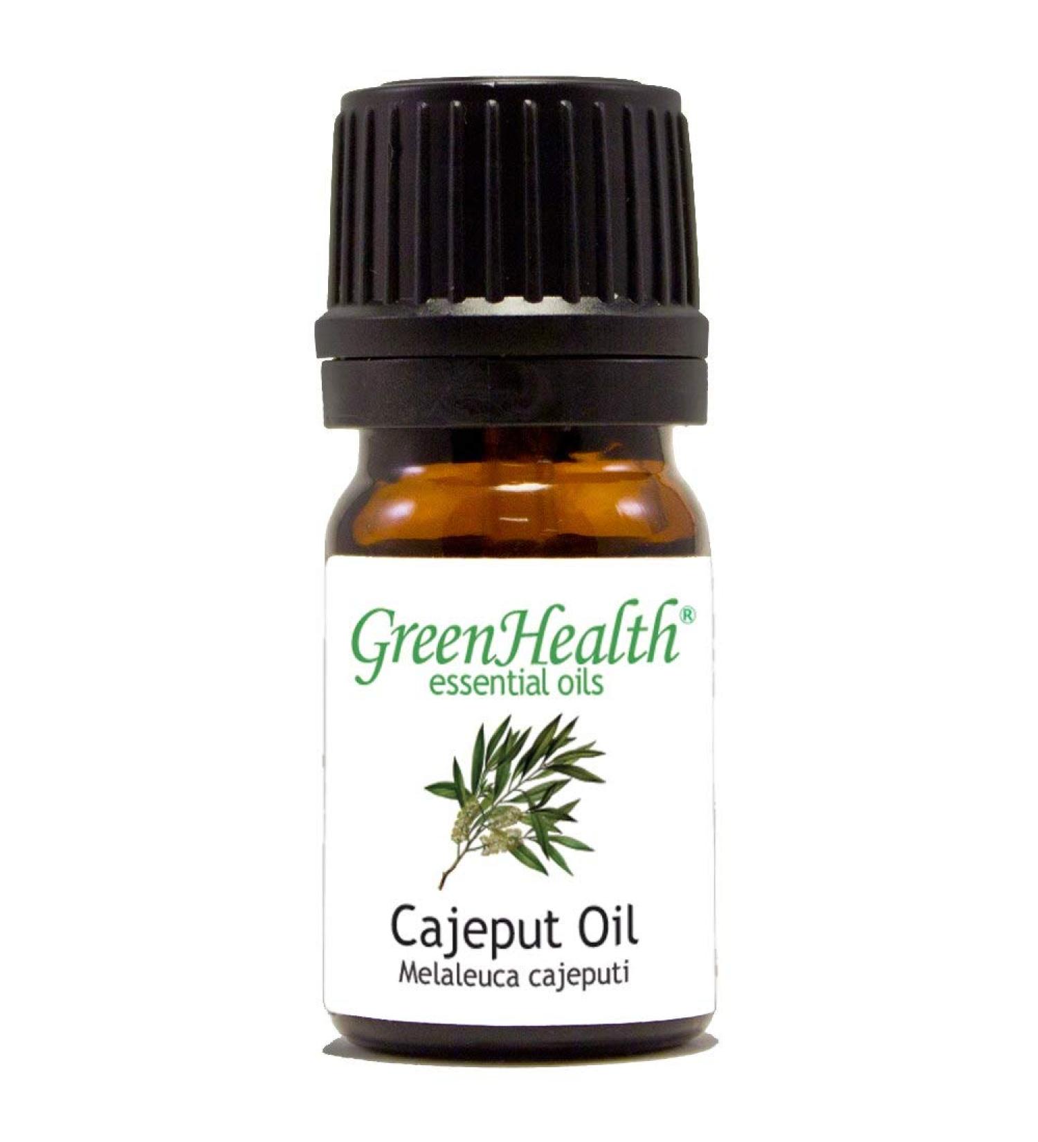 GreenHealth Cajeput 1/6 fl oz (5 ml) Glass Bottle 100% Pure Essential Oil - Buy Online on GoSupps.com