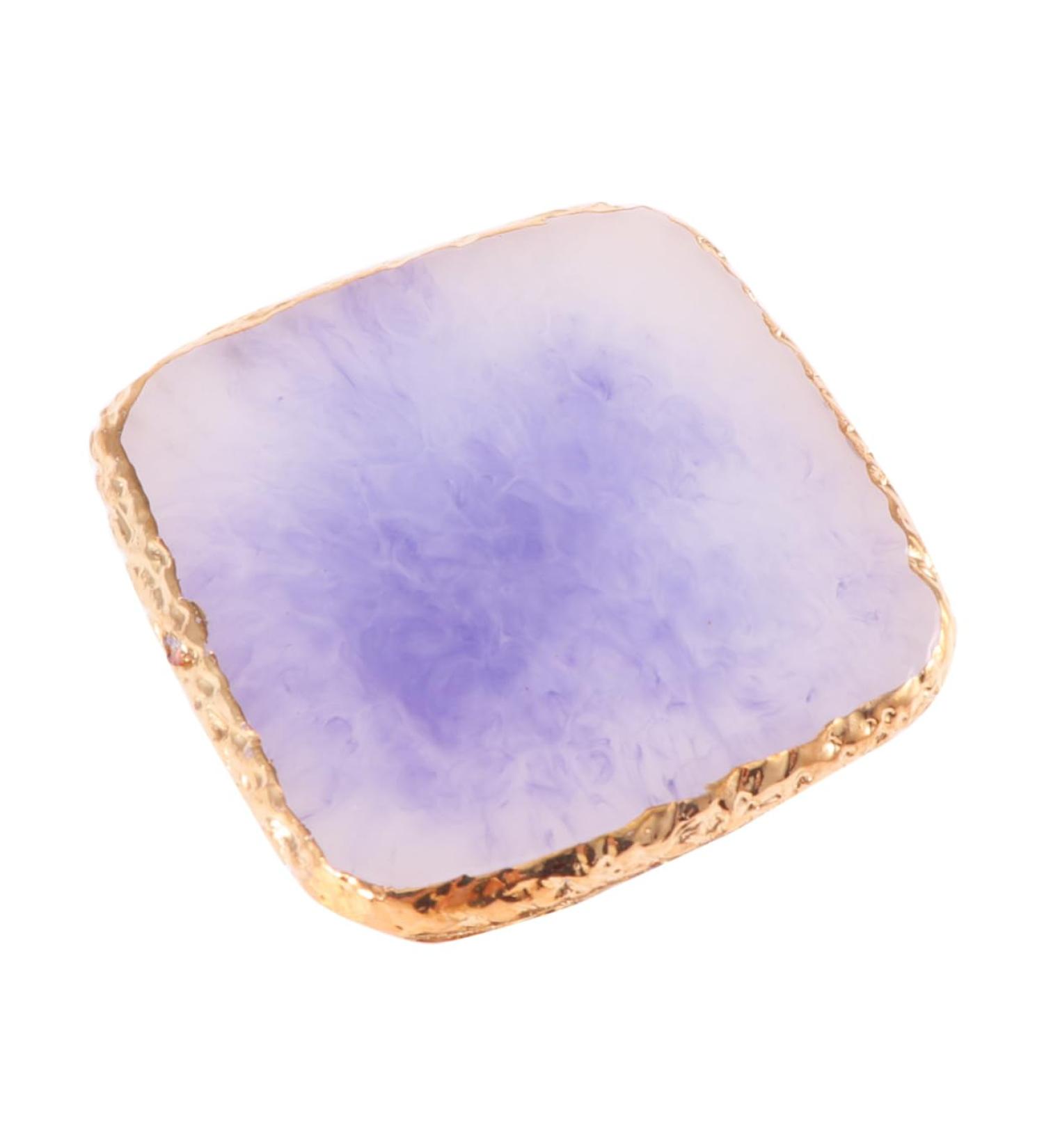 Beavorty 1Pc gel color plate nail color palette nail makeup palette nail display plate resin tools nails tools nail art tools manicure nail implements resin paint painted Nail set purple 9X9cm Purple - Buy Online on GoSupps.com