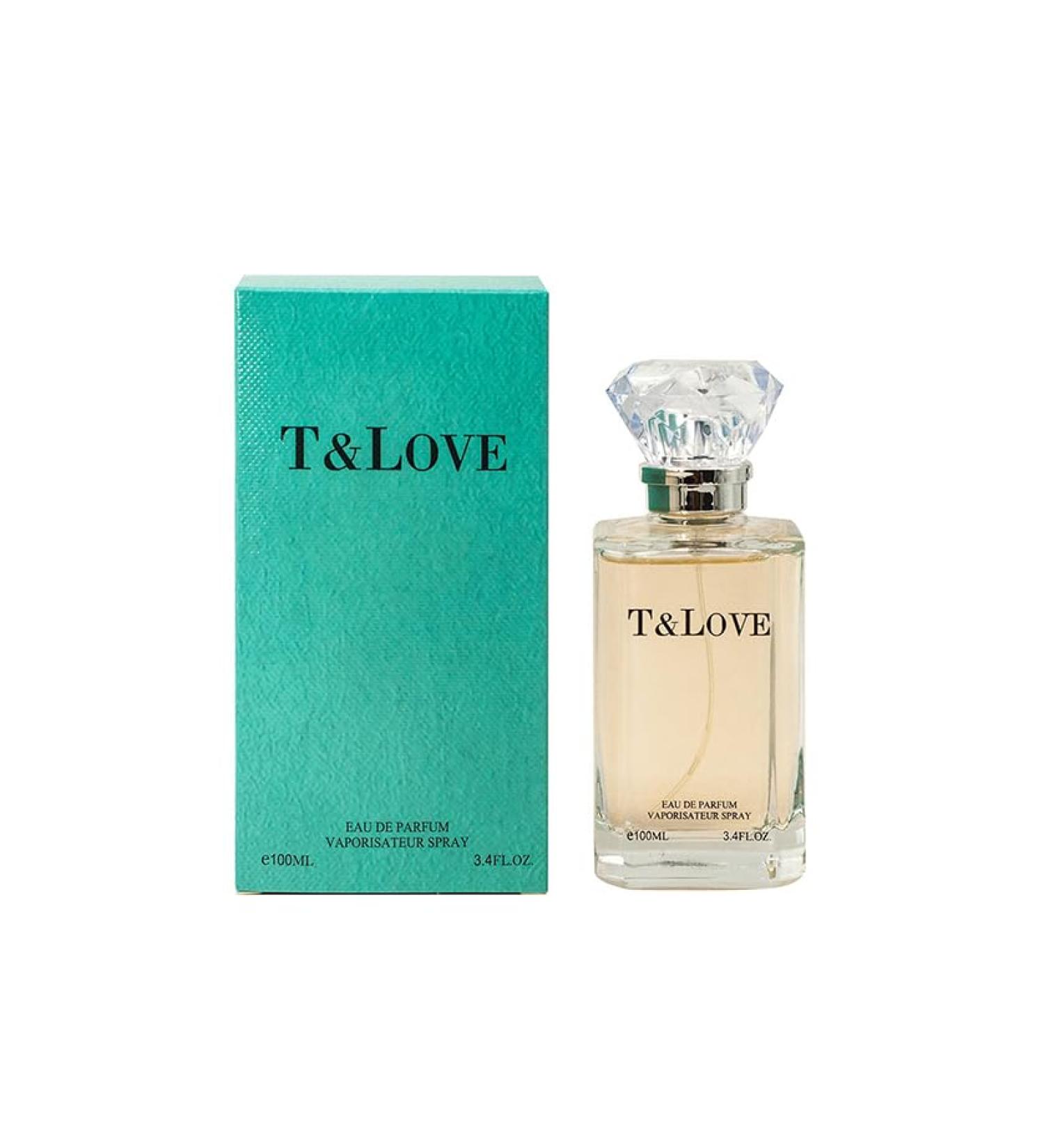 T&Love for Women Perfume 100ml Eau De Parfum Vaporisateur Spray - Long Lasting Mobile iris musk patchouli Oil From France