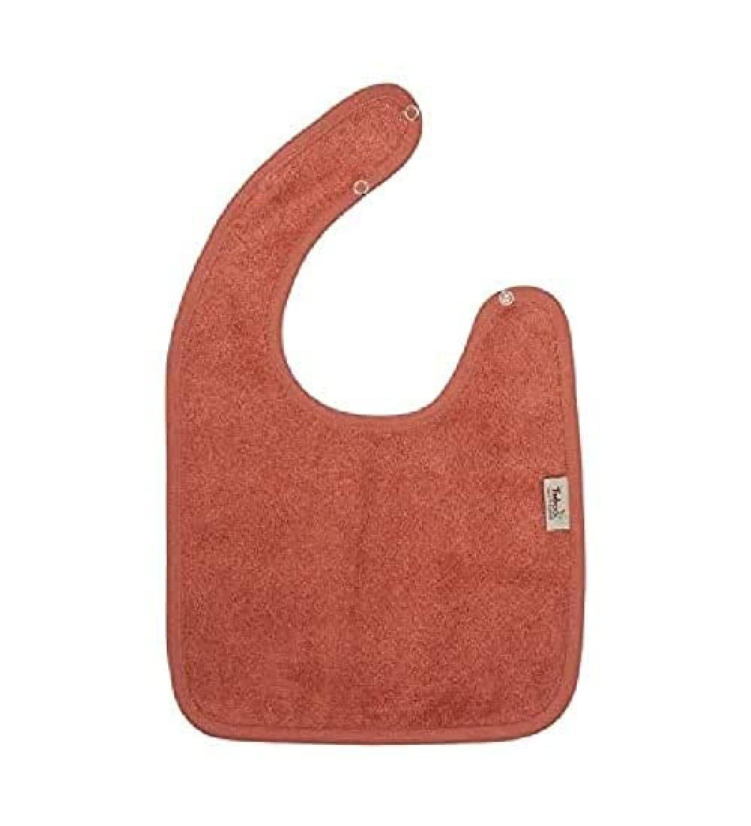 TIMBOO TM-BAV02-533 5414546067444 Bavoir avec Pressions Taille L Apricot Blush Rose L Apricot Blush