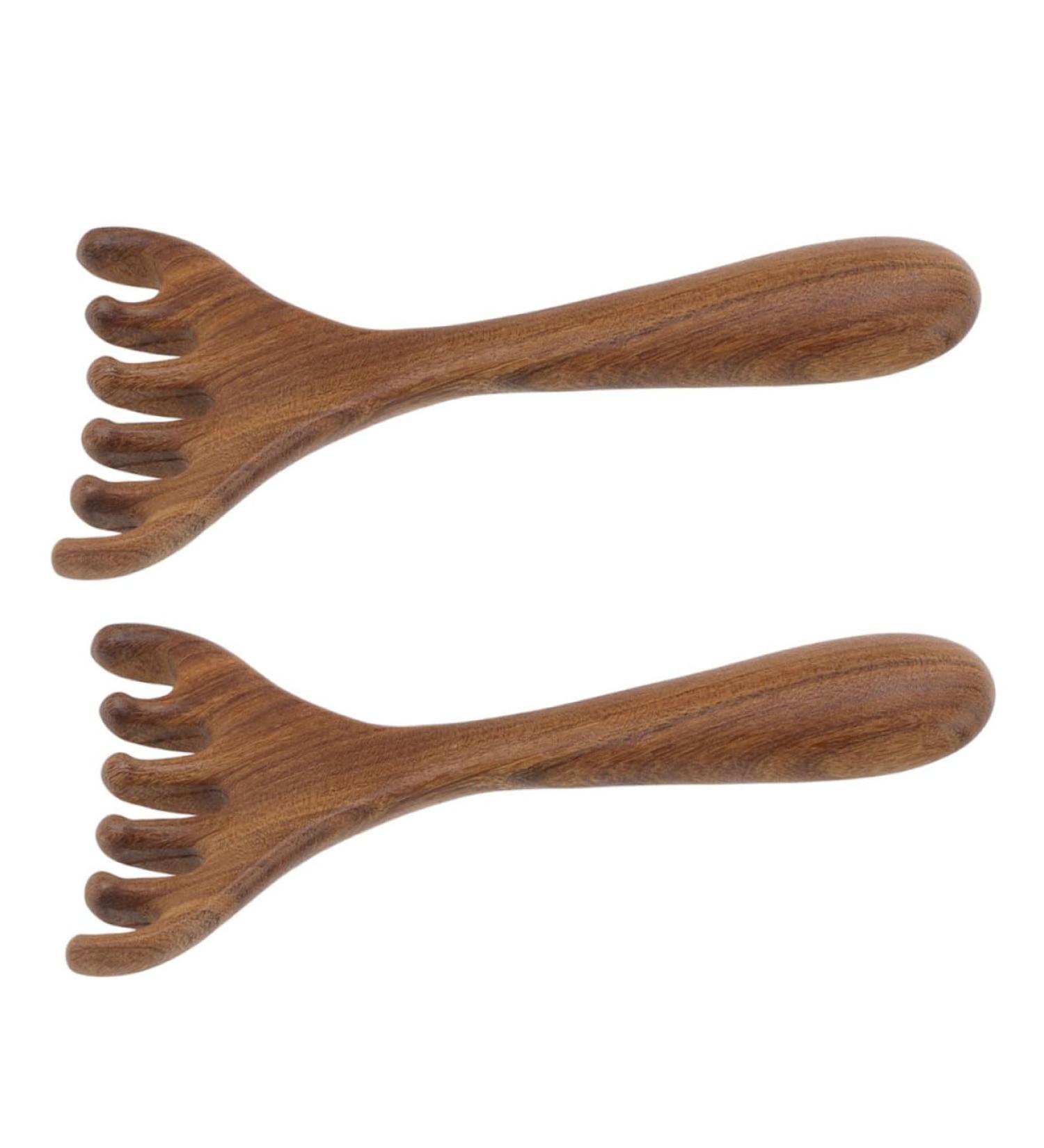 GALPADA Peignes De Massage En Bois Gua Sha 2 Pi ces Mini R teaux De Massage Cuir Chevelu Et Visage Outil Portable De Stimulation Acupuncture D tente Corps Et Yeux Accessoire Bien- tre Polyvalent - Buy Online on GoSupps.com