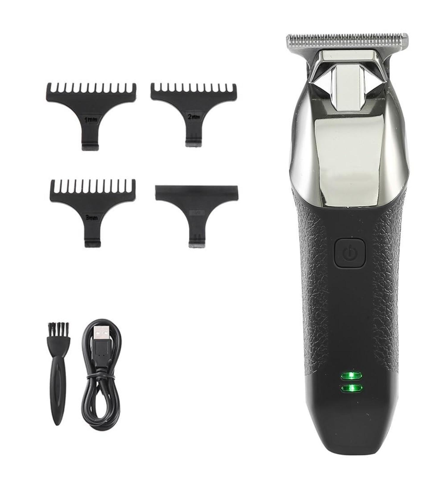 Premium Electric Hair Clippers for Men - USB Rechargeable Precision Blade Oil & Carving Trim - Buy Online on GoSupps.com