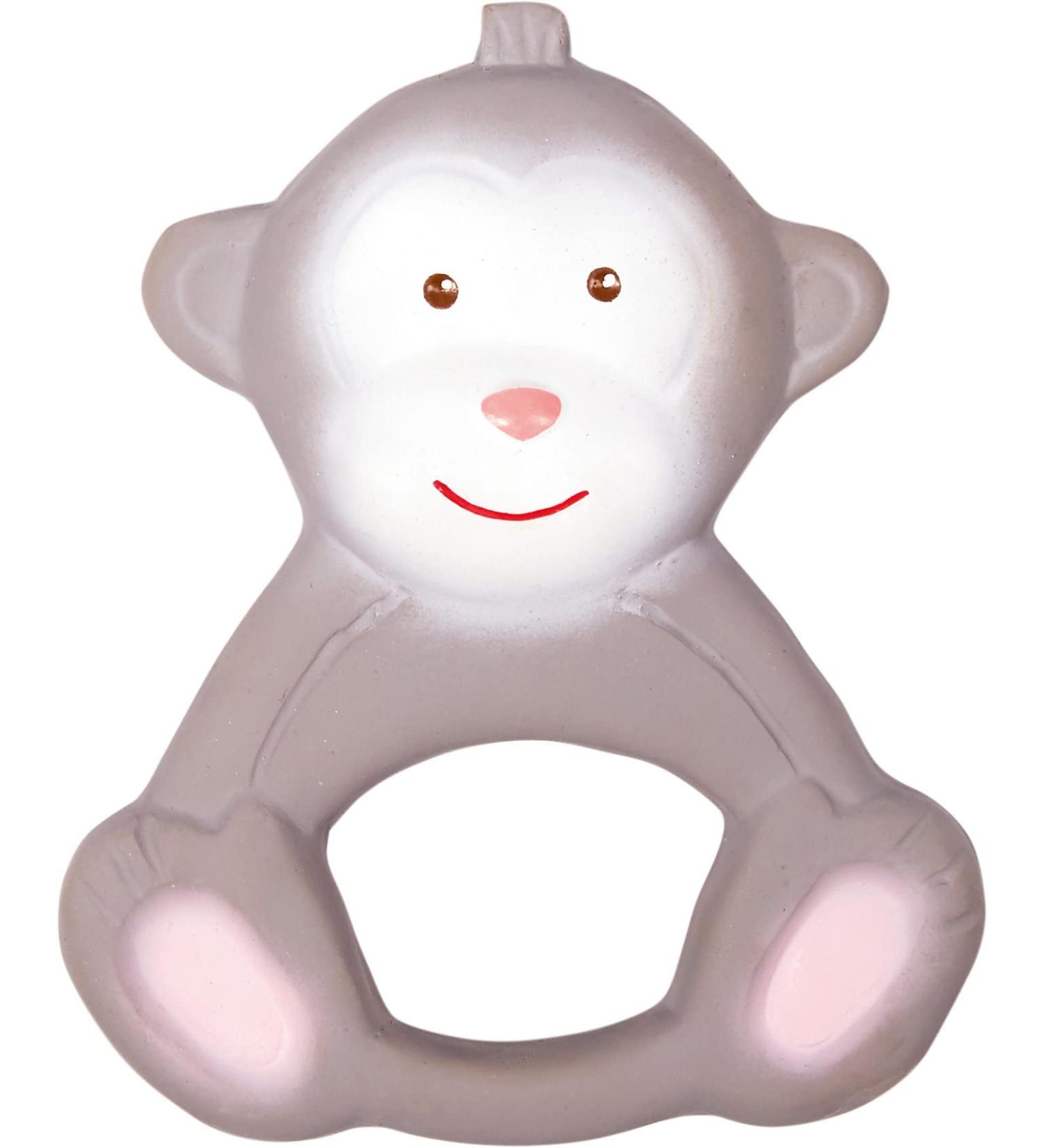 Die Spiegelburg - Teething ring made of natural rubber "Monkey Anton" BabyGl ck 16401