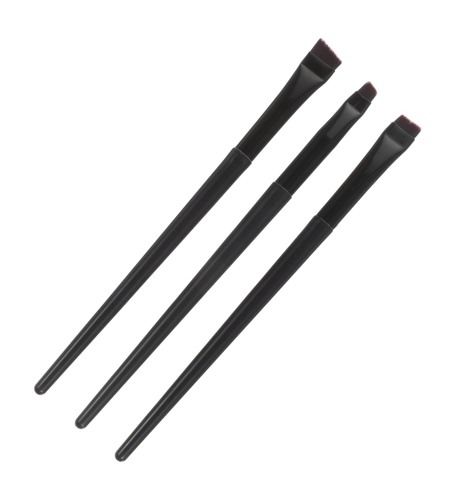 Gogogmee 3pcs Eyeliner Brush Eyebrow Brush Teen Girl Angled Eyeliner Flat Brush Makeup Brush - Buy Online on GoSupps.com