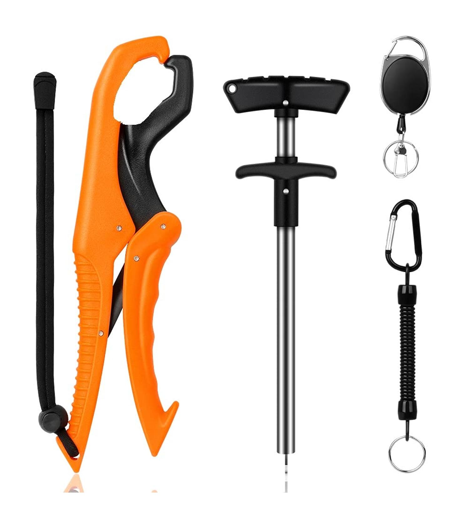 Auphrosyne Fish Hook Remover & Lip Gripper Pliers Combo Kit - Orange 9 - Buy Online on GoSupps.com