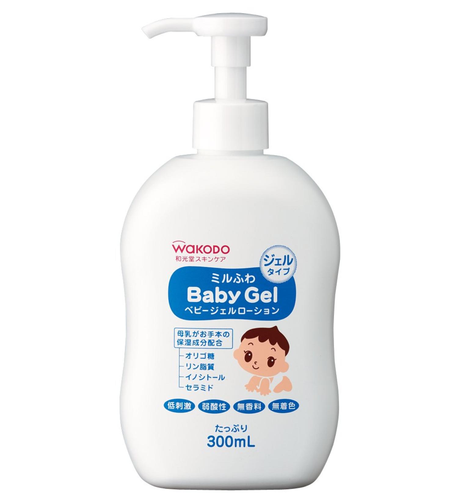 Wakodo Japan - Mill Fuwa baby gel lotion pump type 300ml
