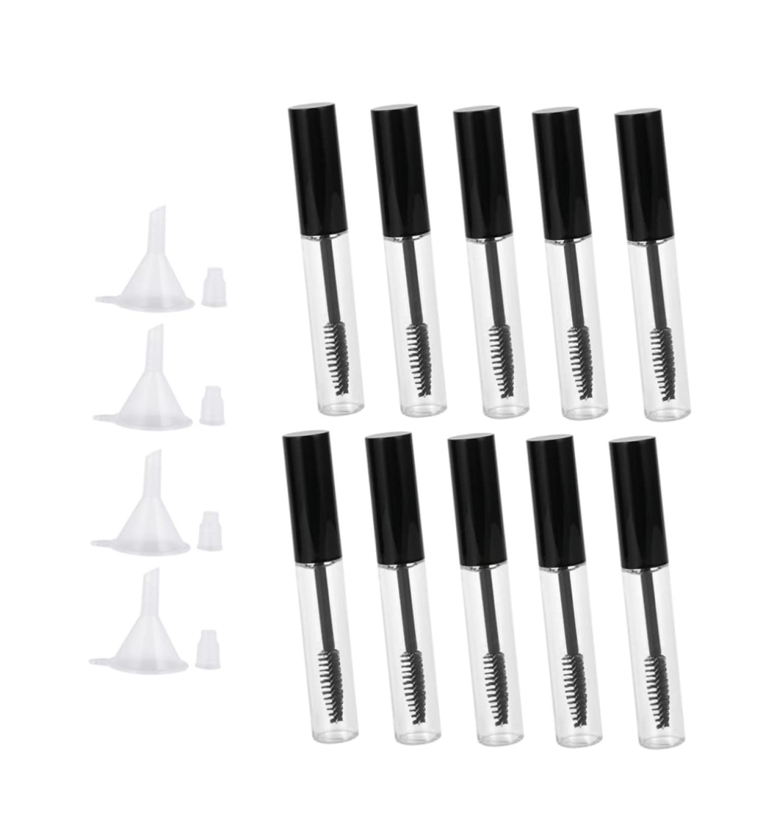 FOYTOKI 10pcs Mascara Bottle Empty Mascara Tube for oil Eyelash Tubes Vials Bottle Clear Black 1 g (Pack of 1) Black - Buy Online on GoSupps.com