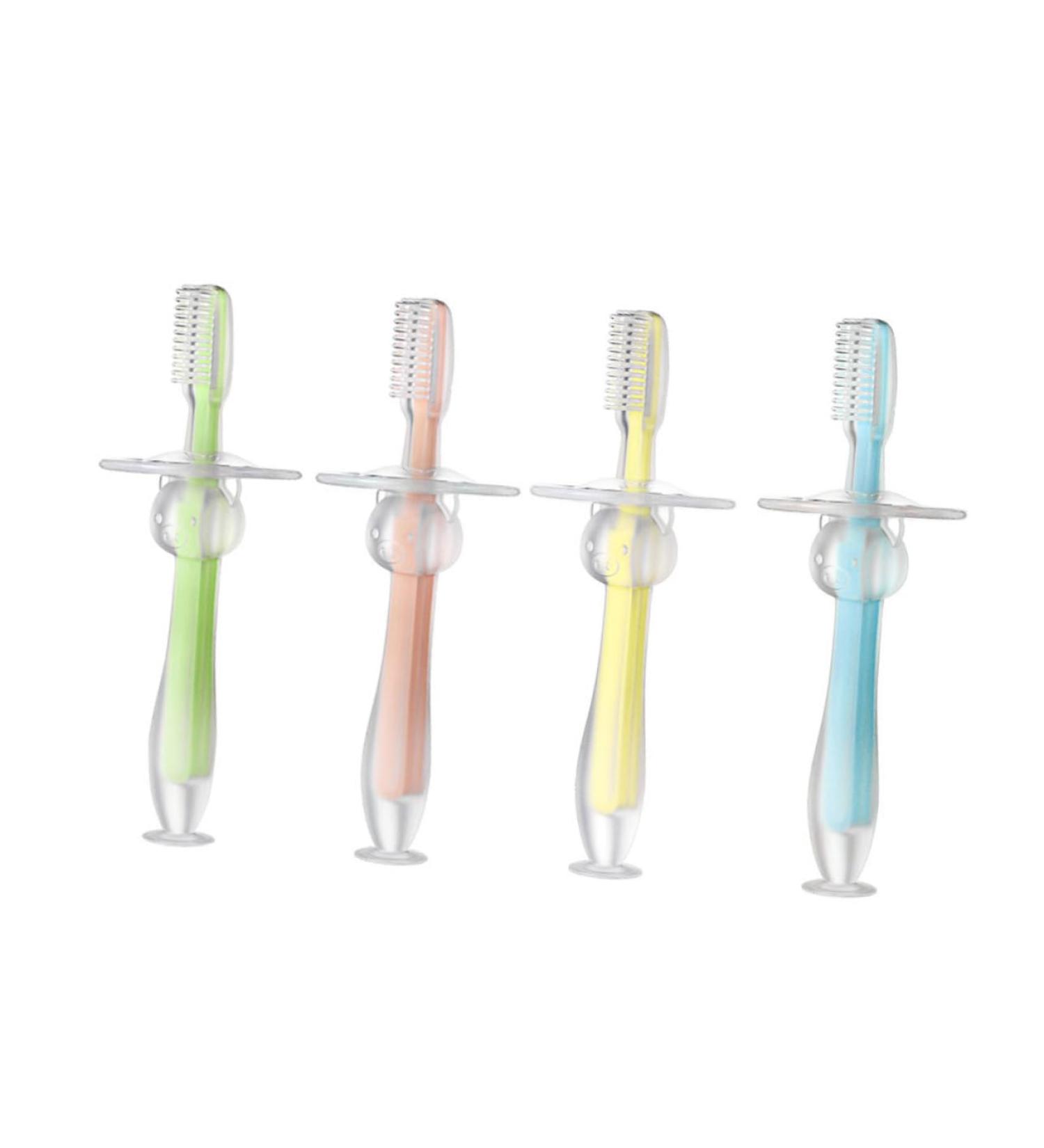 Gatuida 4-Pack Finger Toothbrush Set for Babies | First Training Toothbrush for Toddlers - Gentle Bristles for Easy Cleaning - Buy Online on GoSupps.com