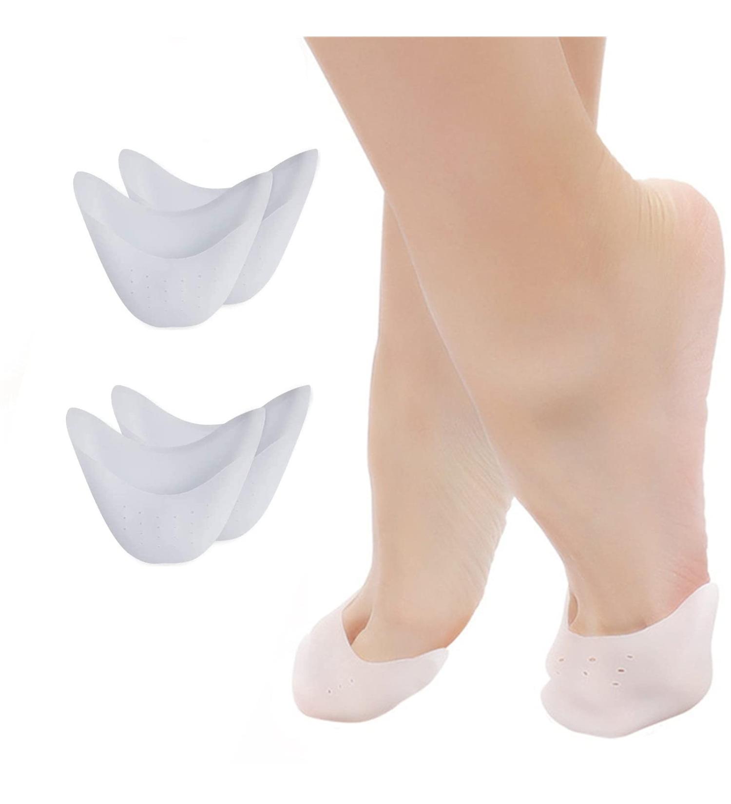 Toe Protection Silicone Gel Caps - 2 Pairs for Ballet & High Heel Pain Relief | Comfort & Support for Toes - Buy Online on GoSupps.com