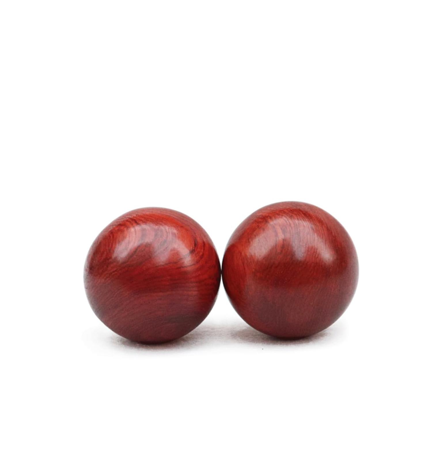 Outanaya 2pcs Wooden Fitness Balls - Muscle Stretching & Hand Exercise Balls (6cm) - International Shipping Available - Buy Online on GoSupps.com