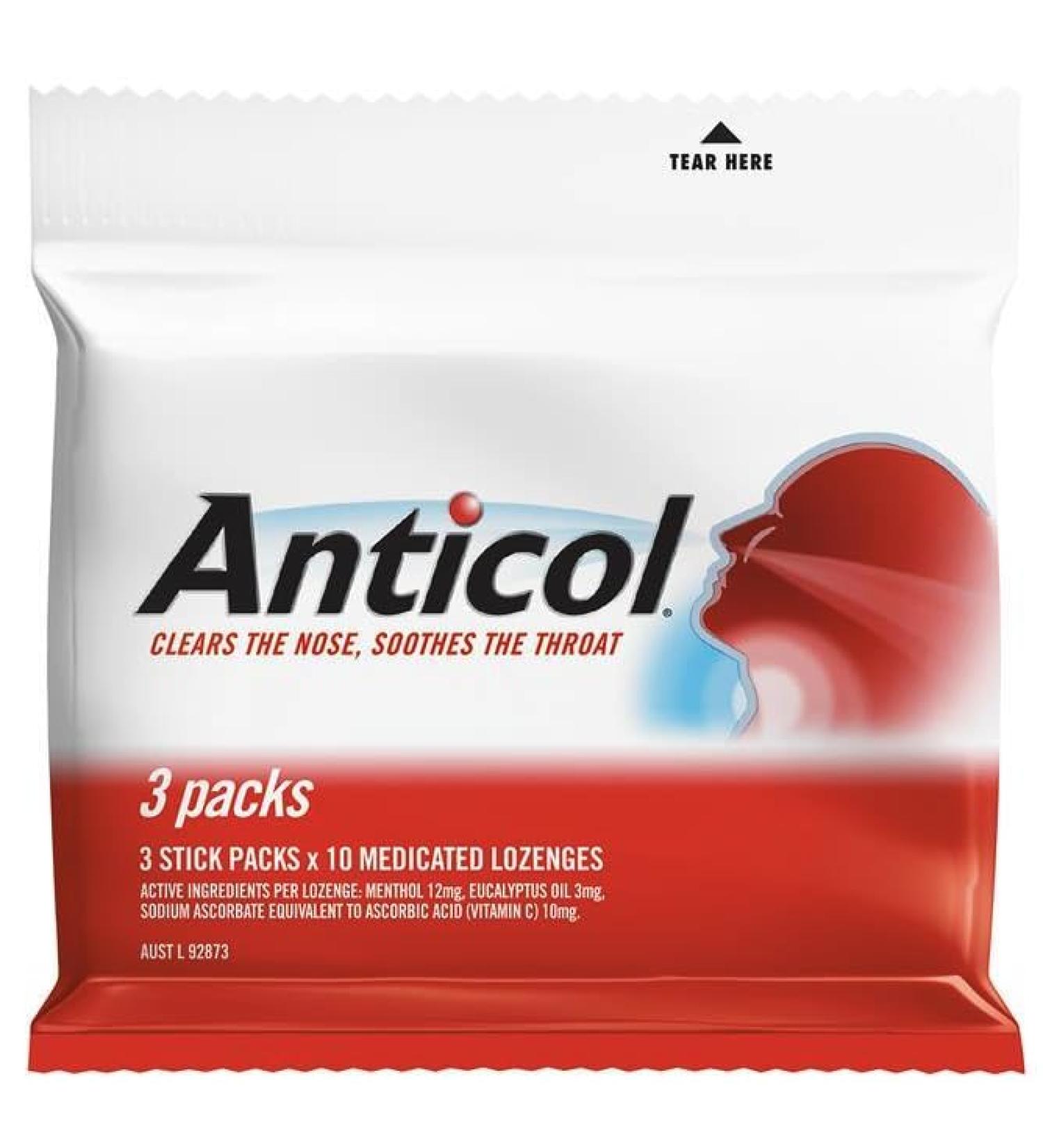 Anticol Nestle 3x10 Lozenge Multipack