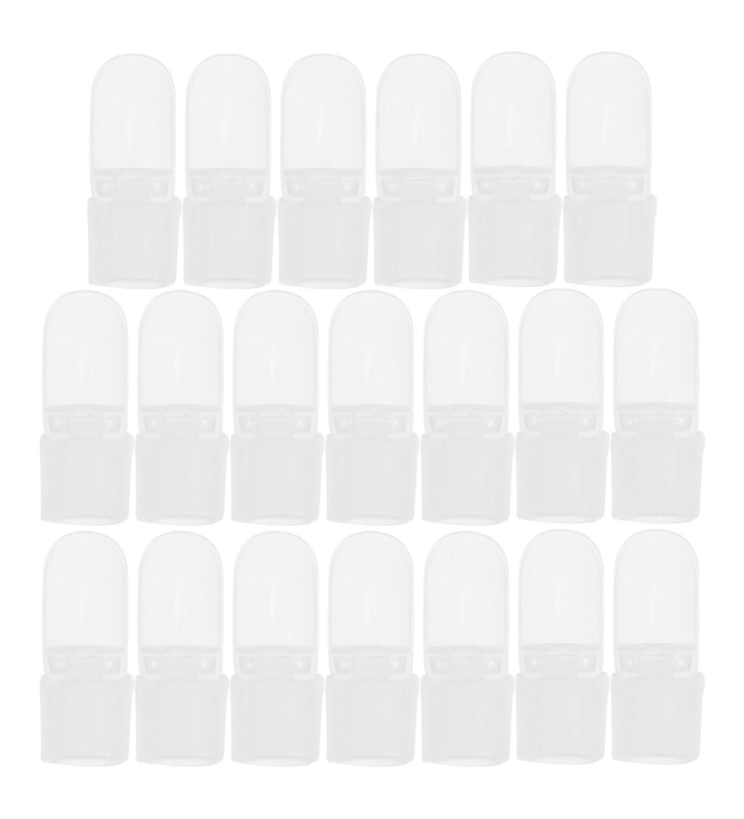 30pcs Nail Case Nail Polish Polish Varnish Protector Nail Latex Barrier Nail Paint Protector Nail Cuticle Protector Manicure White Skin Care Supplies Plastic 4x2cm White - Buy Online on GoSupps.com