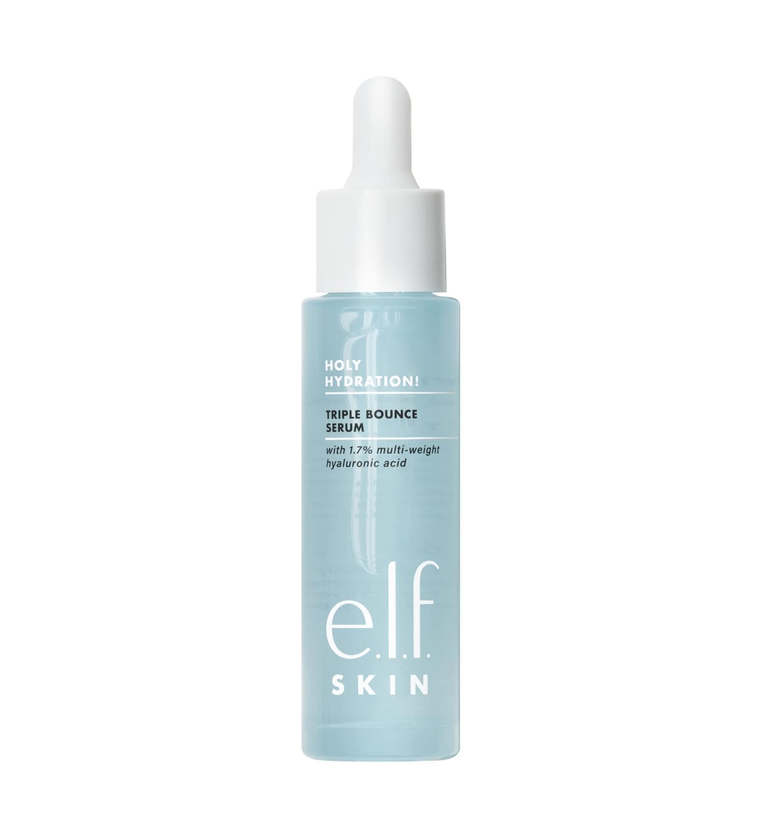 e.l.f. Holy Hydration! Triple Bounce Serum - 1.7% Hyaluronic Acid for Plump & Bouncy Skin - Vegan & Cruelty-Free | e.l.f. SKIN - Buy Online on GoSupps.com