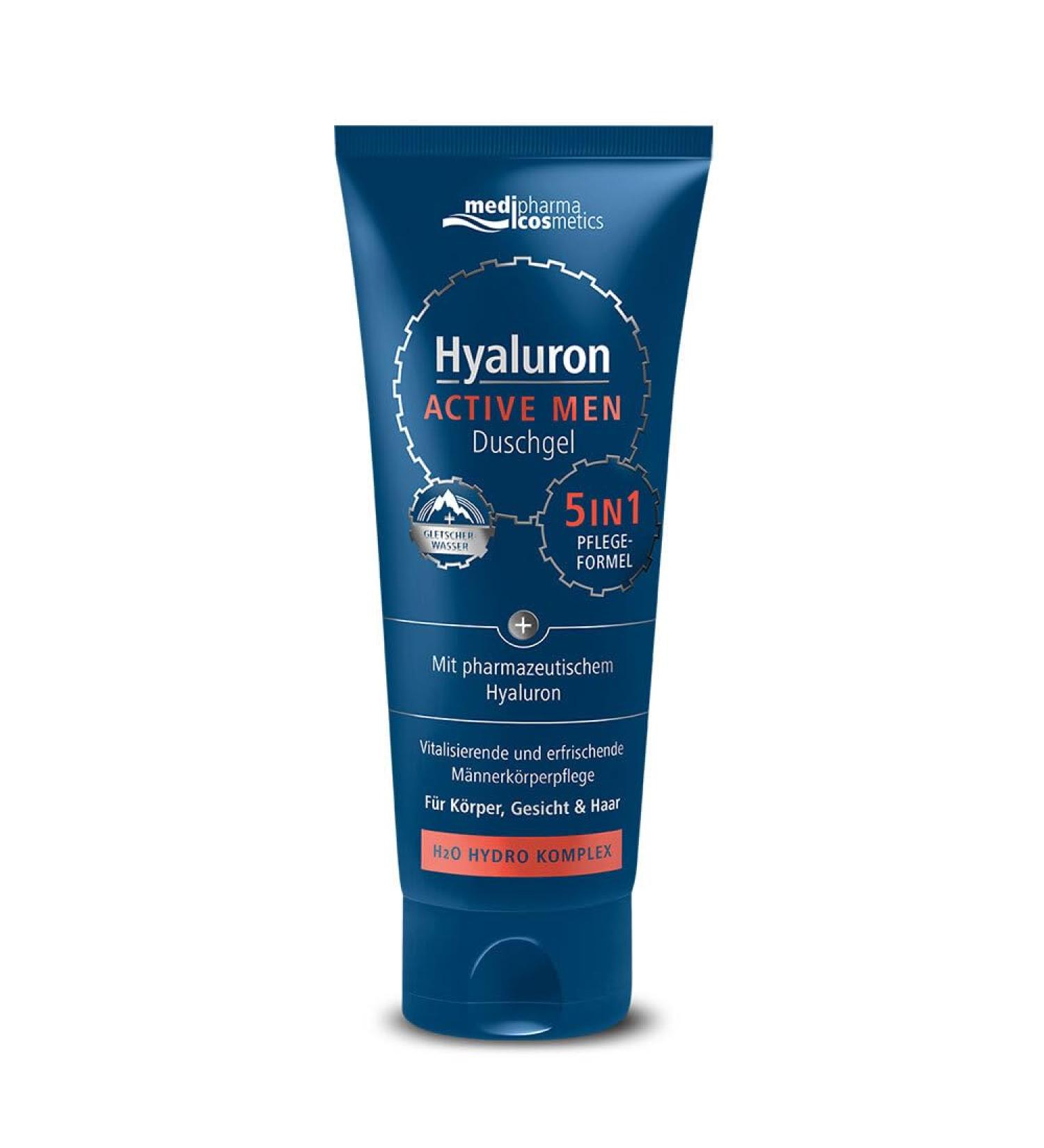 Medipharma Cosmetics Dr. Theiss Natural Products Hyaluron Active Men Shower Gel 200ml Colourless