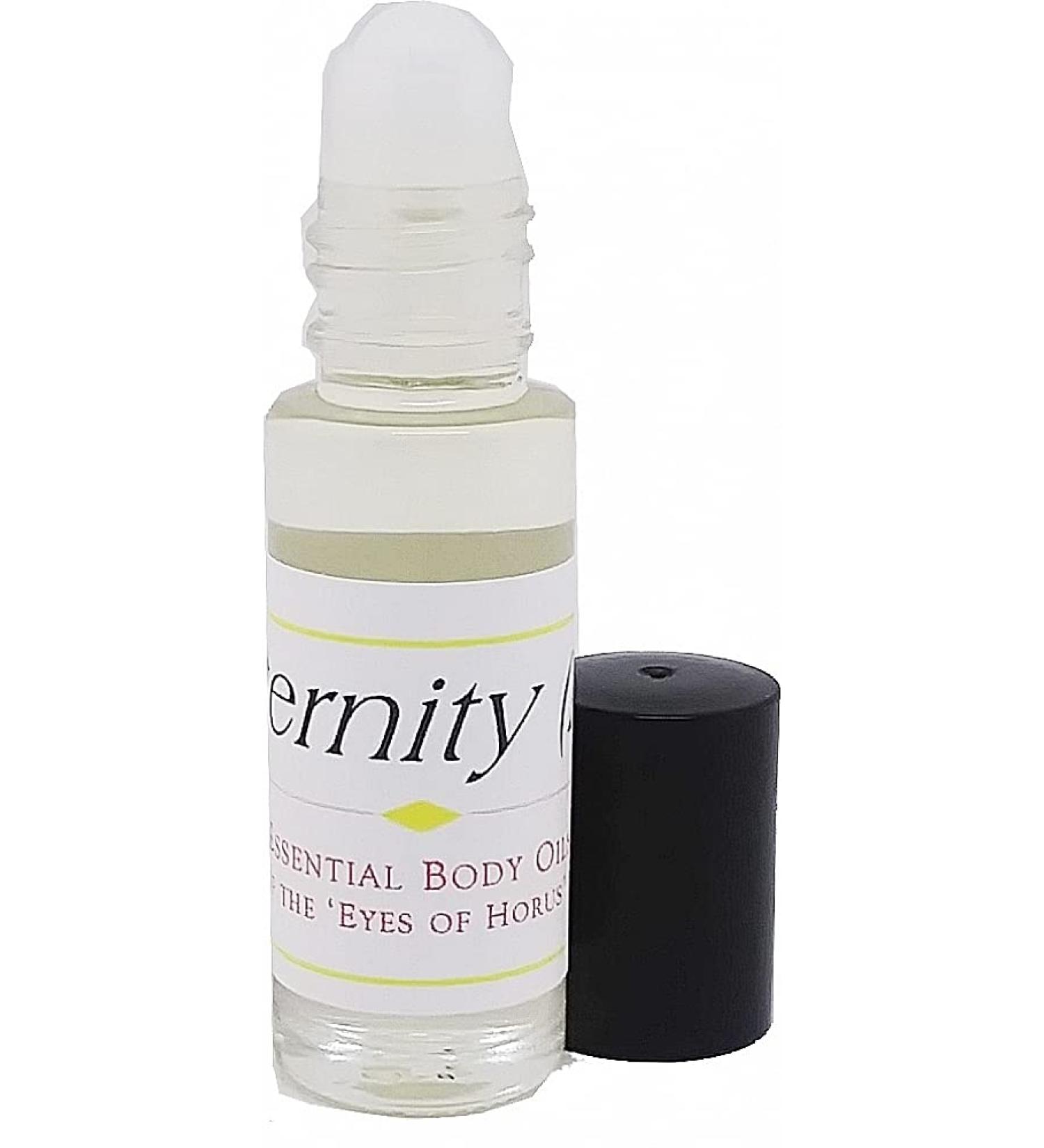 Eternity - Type For Men Scented Body Oil Fragrance Roll-On - Light Gold - 1/8 oz. - ID#22803 Clear 0.13 Fl Oz (Pack of 1)