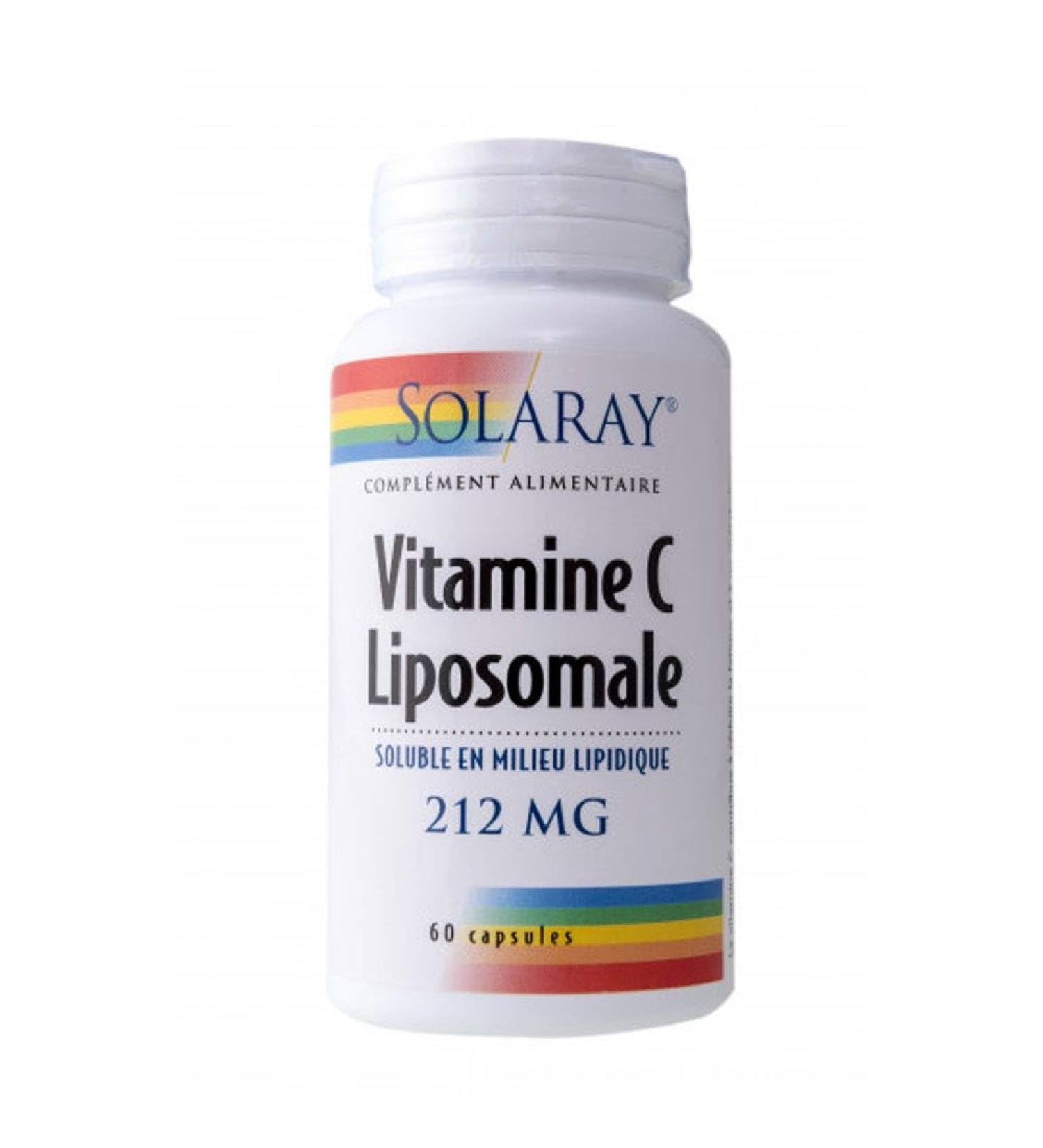 Solaray Vitamine C Liposomale 212mg | 60 capsules